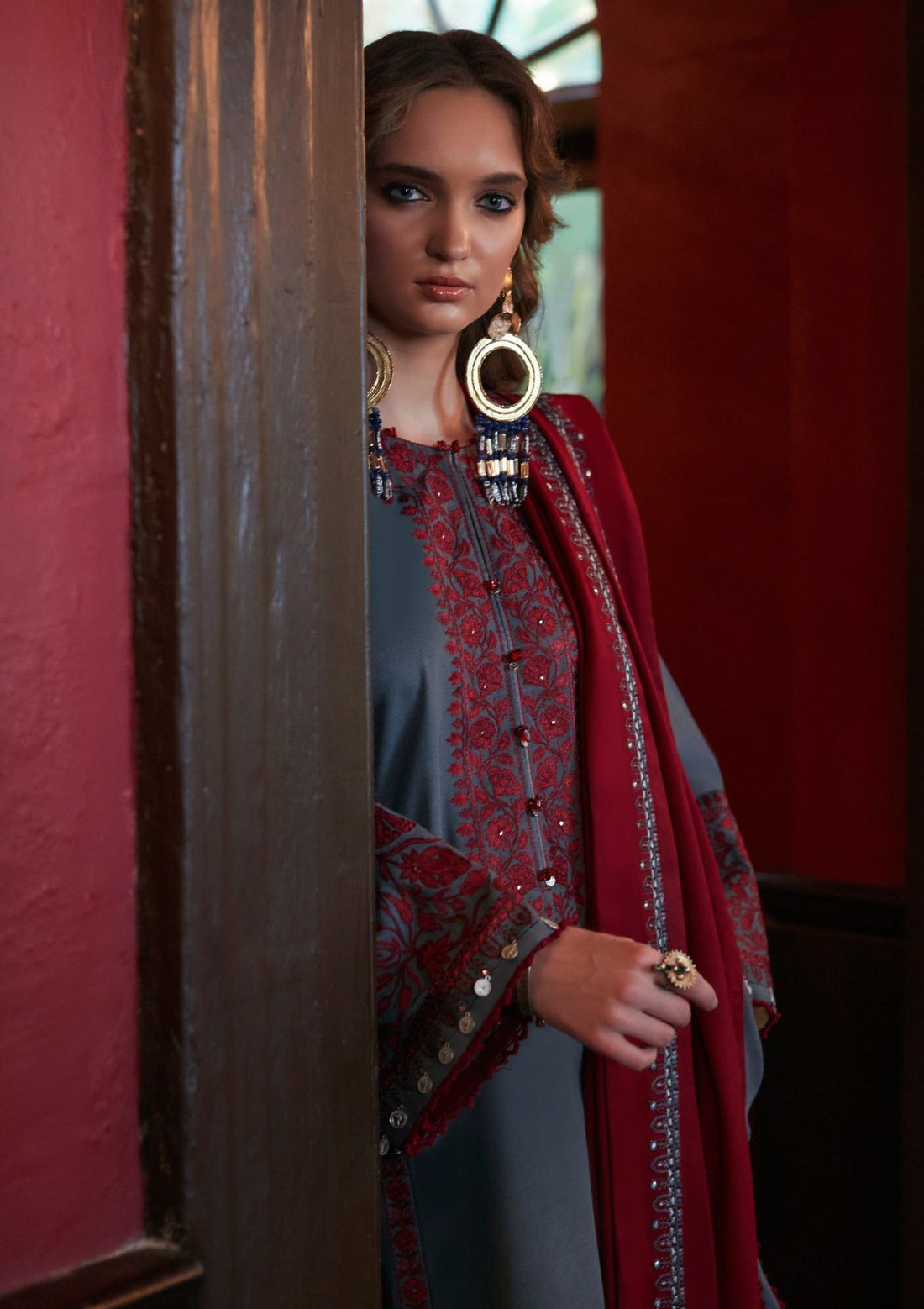 Winter Collection - Zaha - Unstitched - D#14 - Nehir