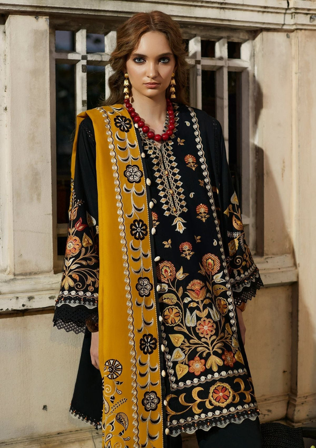 Winter Collection - Zaha - Unstitched - D#8 - Lunara
