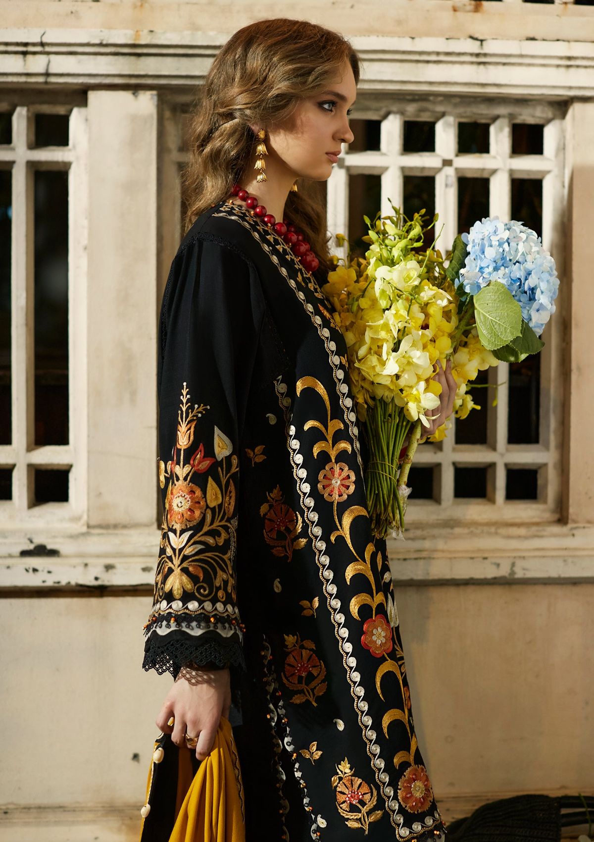 Winter Collection - Zaha - Unstitched - D#8 - Lunara
