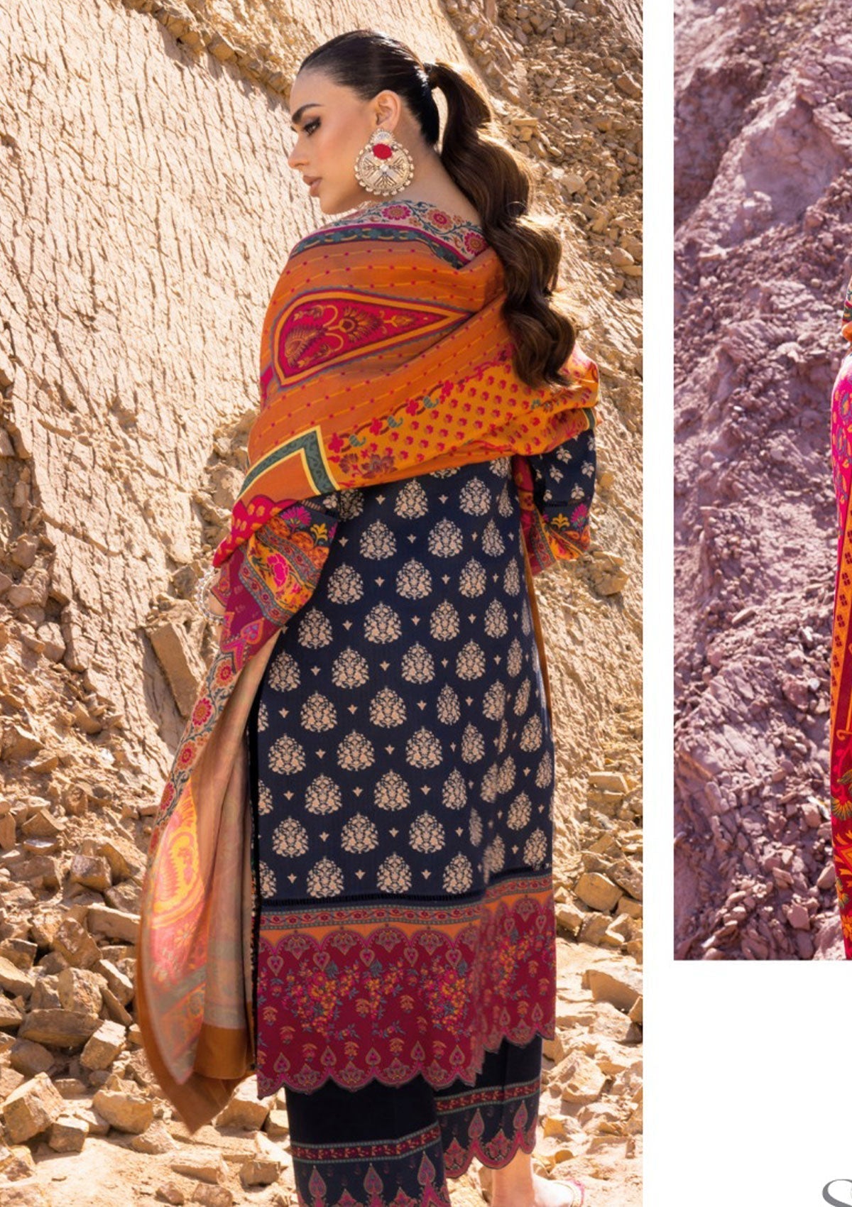Winter Collection - Zainab Chottani - Winter Shawls - D#1