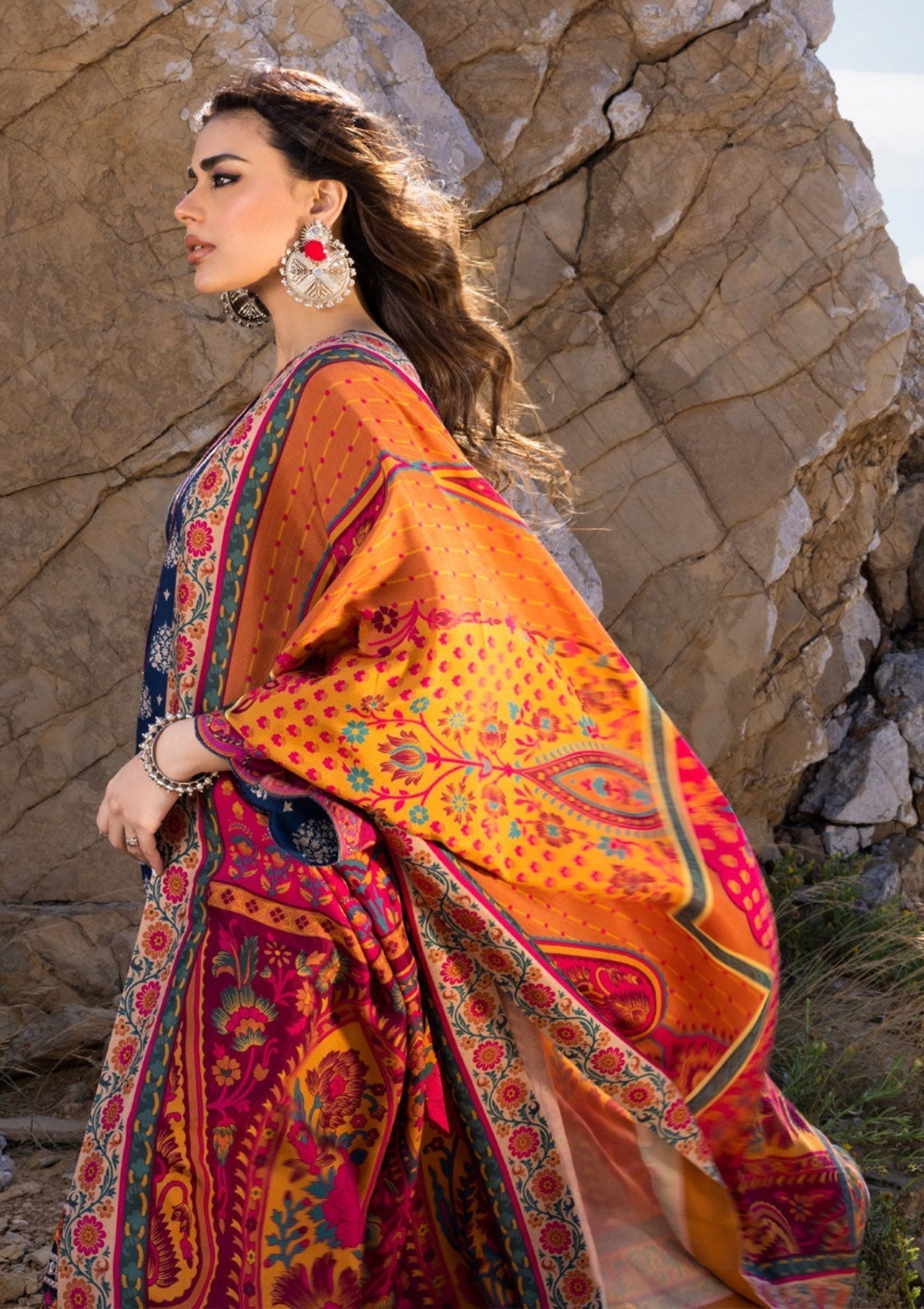 Winter Collection - Zainab Chottani - Winter Shawls - D#1