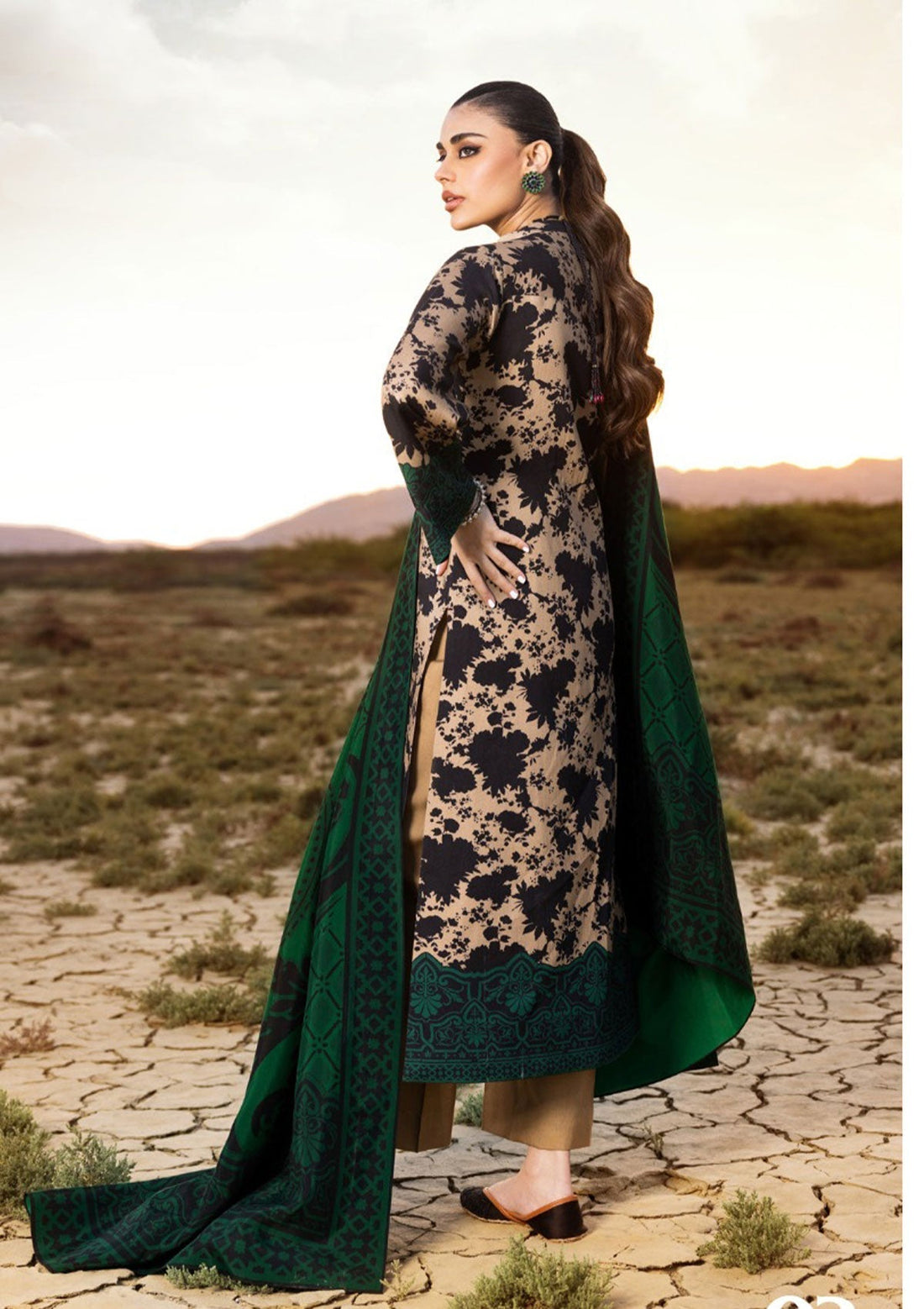Winter Collection - Zainab Chottani - Winter Shawls - D#3