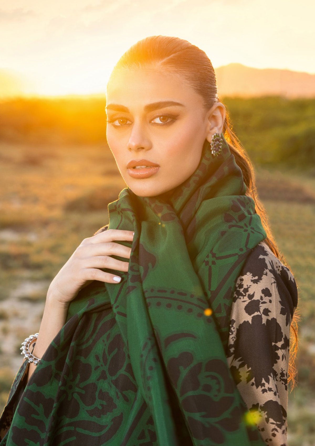 Winter Collection - Zainab Chottani - Winter Shawls - D#3