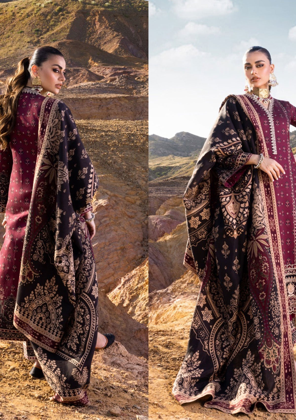 Winter Collection - Zainab Chottani - Winter Shawls - D#4