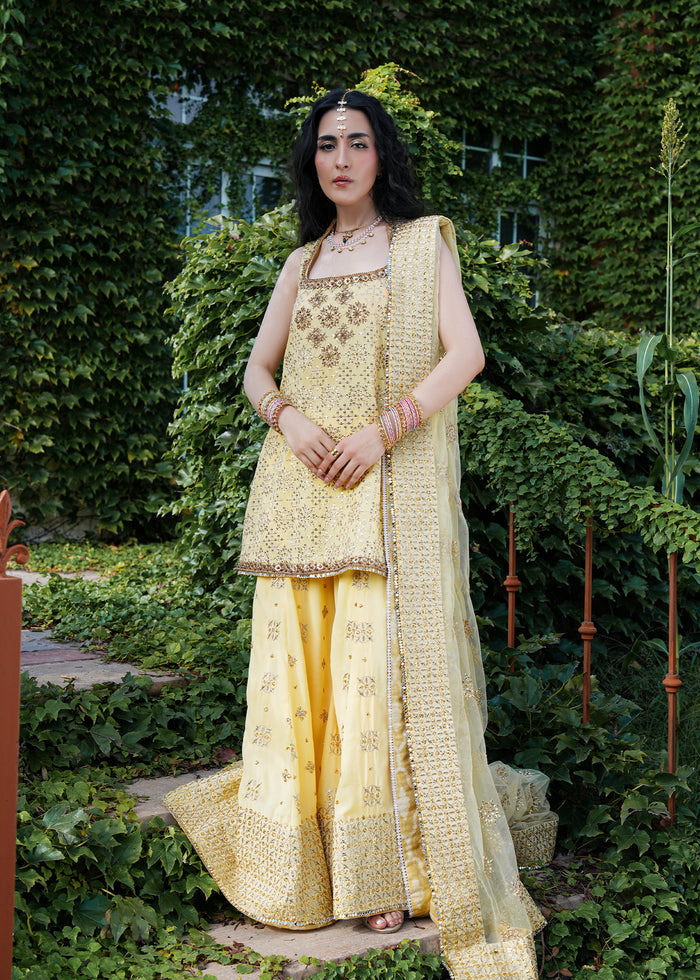 Laj by Lajwanti | Runaway Formals 25 | Butter Bravura - Official Laj by Lajwanti stockist in UK - Sakeena London