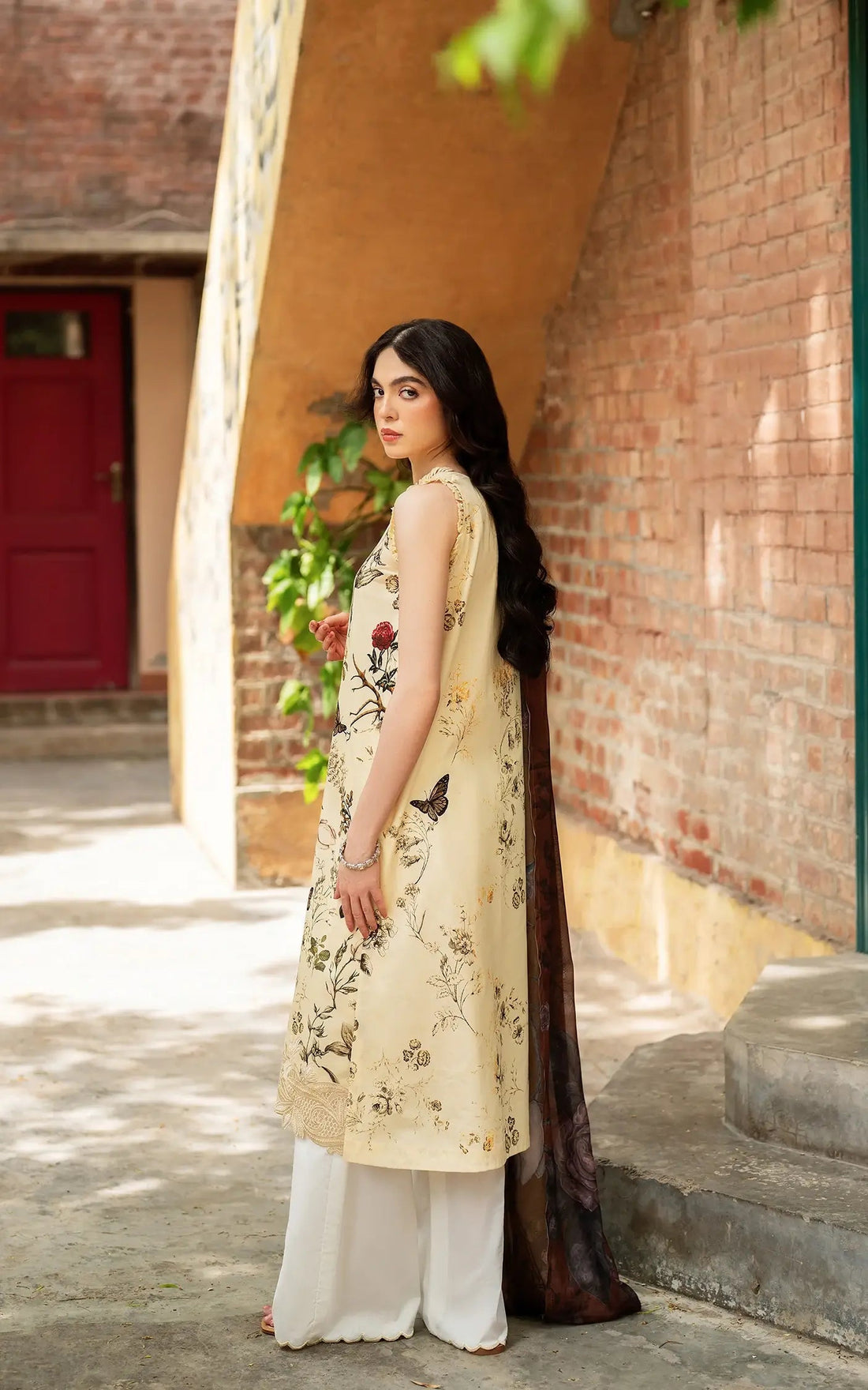 Asifa and Nabeel | Yakin Summer 25 | Meadow Bloom-(YKL25-01) - Official Asifa and Nabeel stockist in UK - Sakeena London