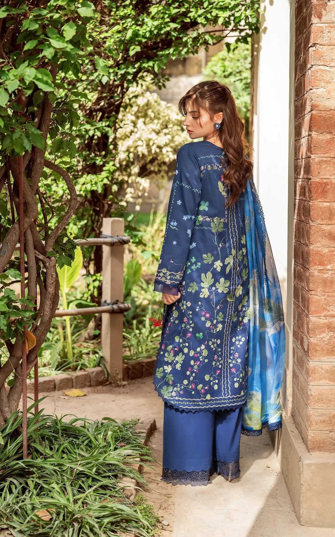 Asifa and Nabeel | Yakin Summer 25 | Moonlit Garden-(YKL25-08) - Official Asifa and Nabeel stockist in UK - Sakeena London