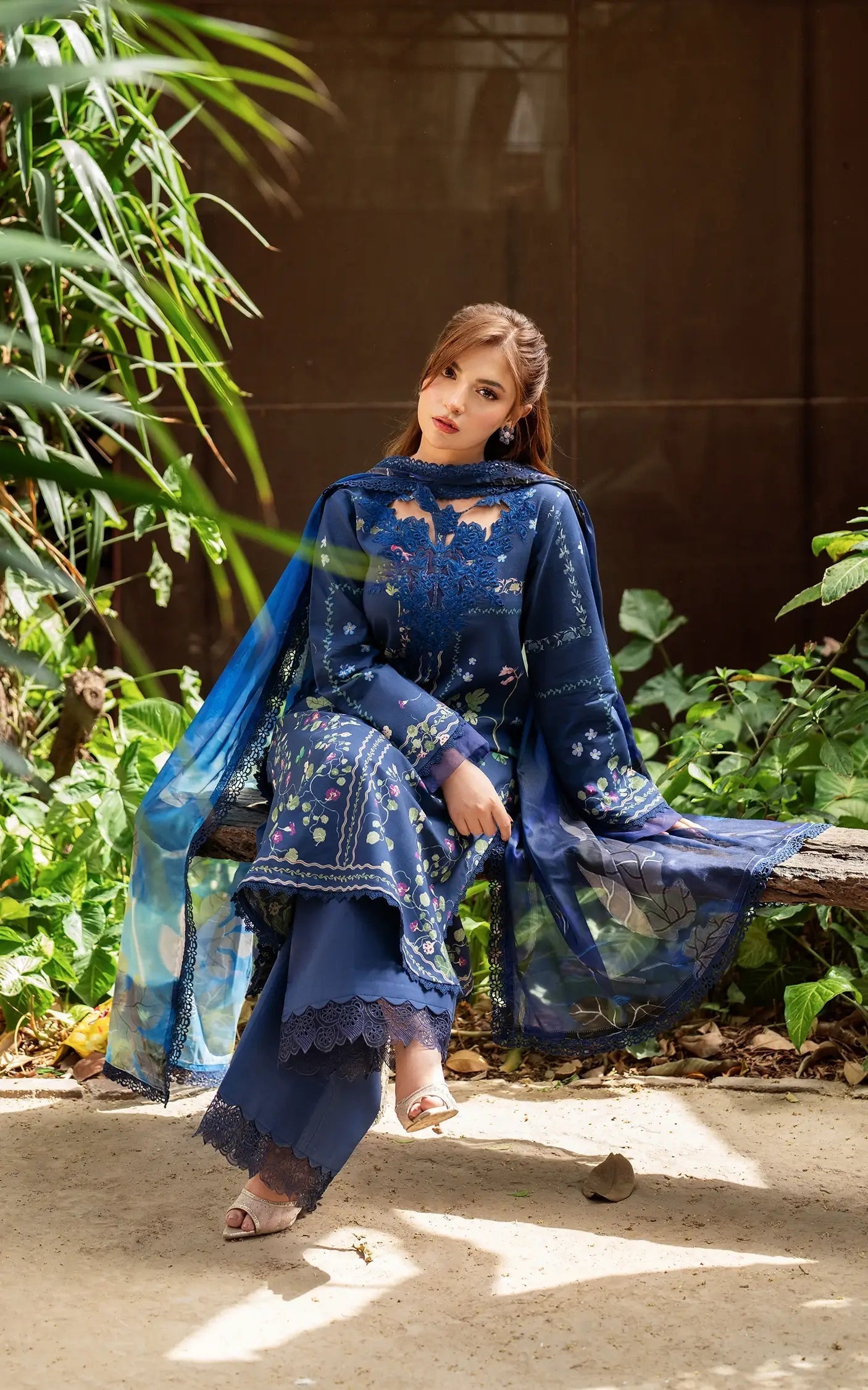 Asifa and Nabeel | Yakin Summer 25 | Moonlit Garden-(YKL25-08) - Official Asifa and Nabeel stockist in UK - Sakeena London