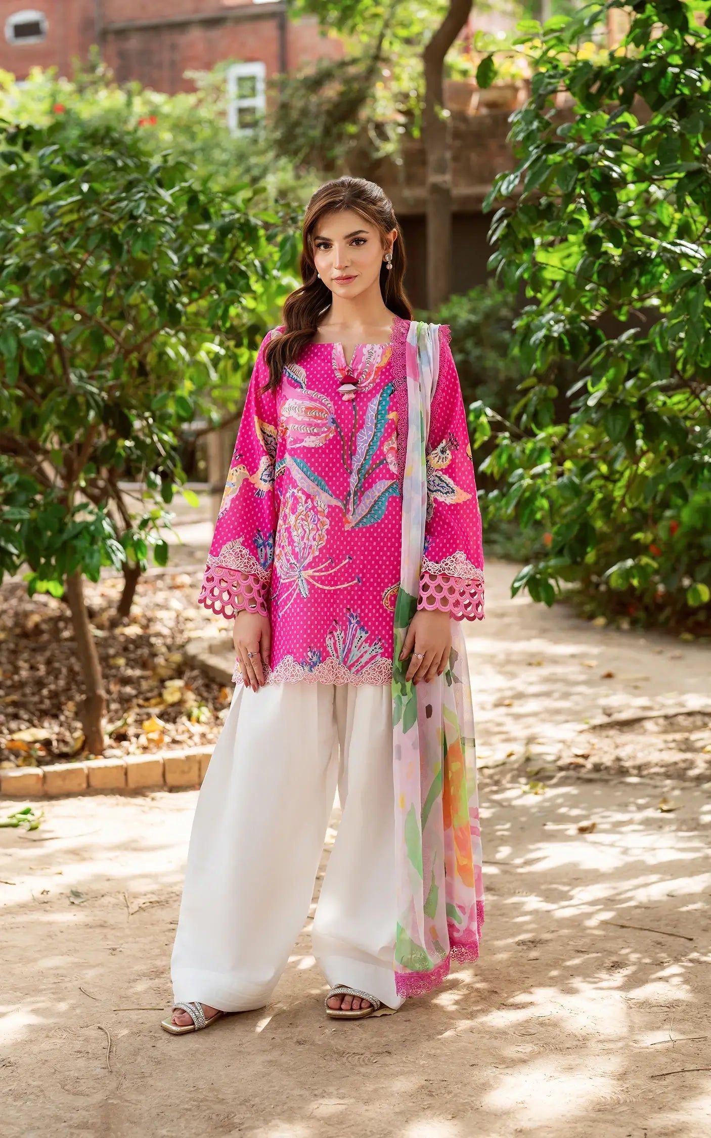 Asifa and Nabeel | Yakin Summer 25 | Roseveil-(YKL25-10) - Official Asifa and Nabeel stockist in UK - Sakeena London