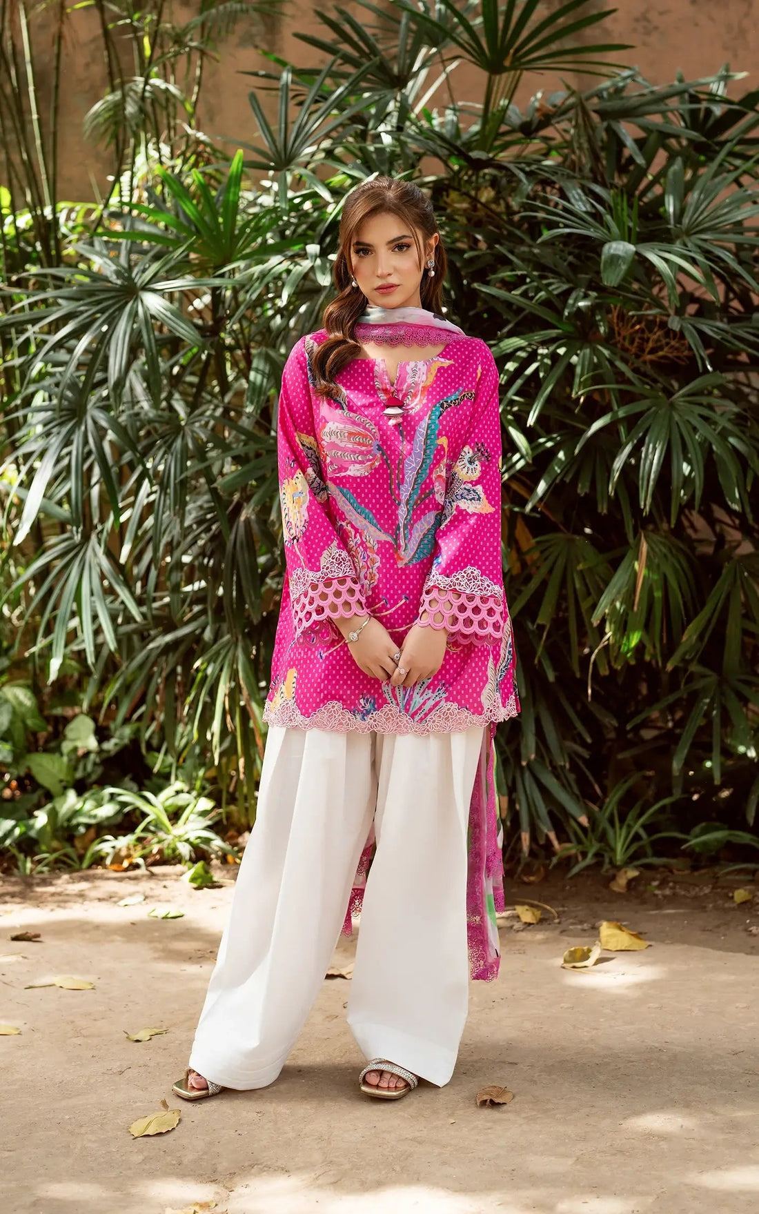 Asifa and Nabeel | Yakin Summer 25 | Roseveil-(YKL25-10) - Official Asifa and Nabeel stockist in UK - Sakeena London