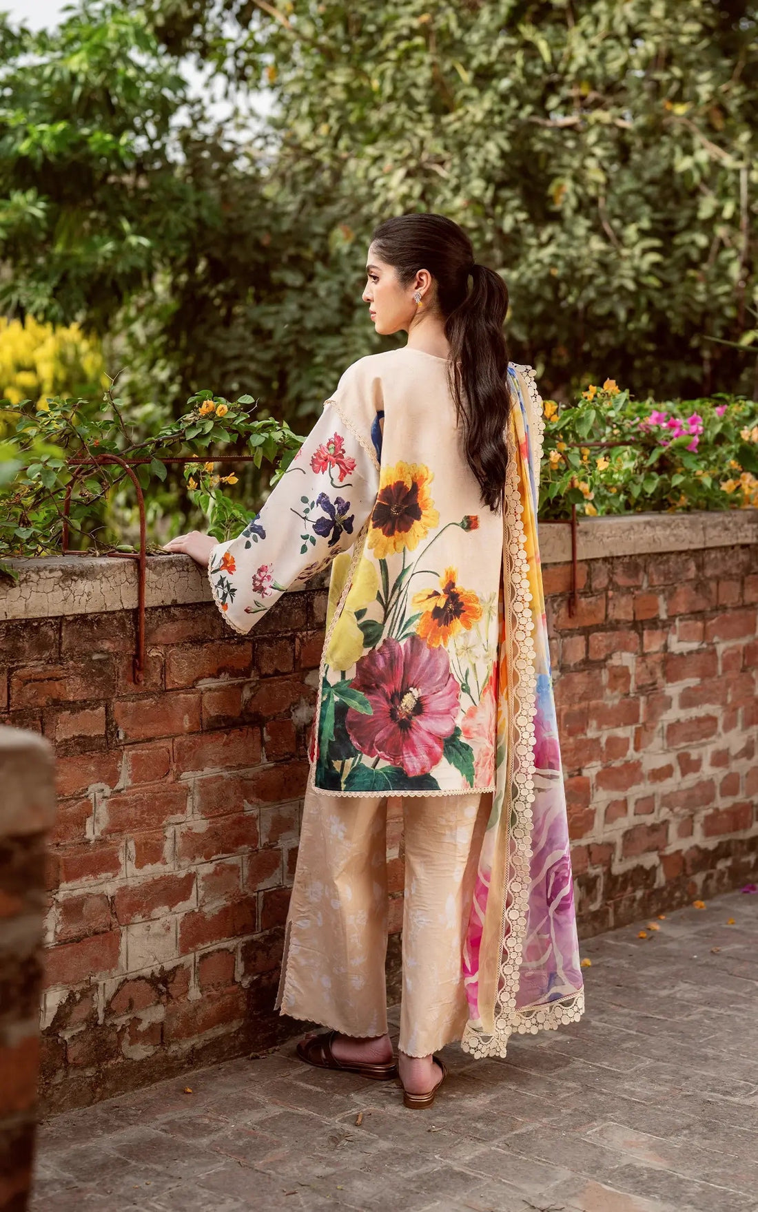 Asifa and Nabeel | Yakin Summer 25 | Bloomlight-(YKL25-13) - Official Asifa and Nabeel stockist in UK - Sakeena London