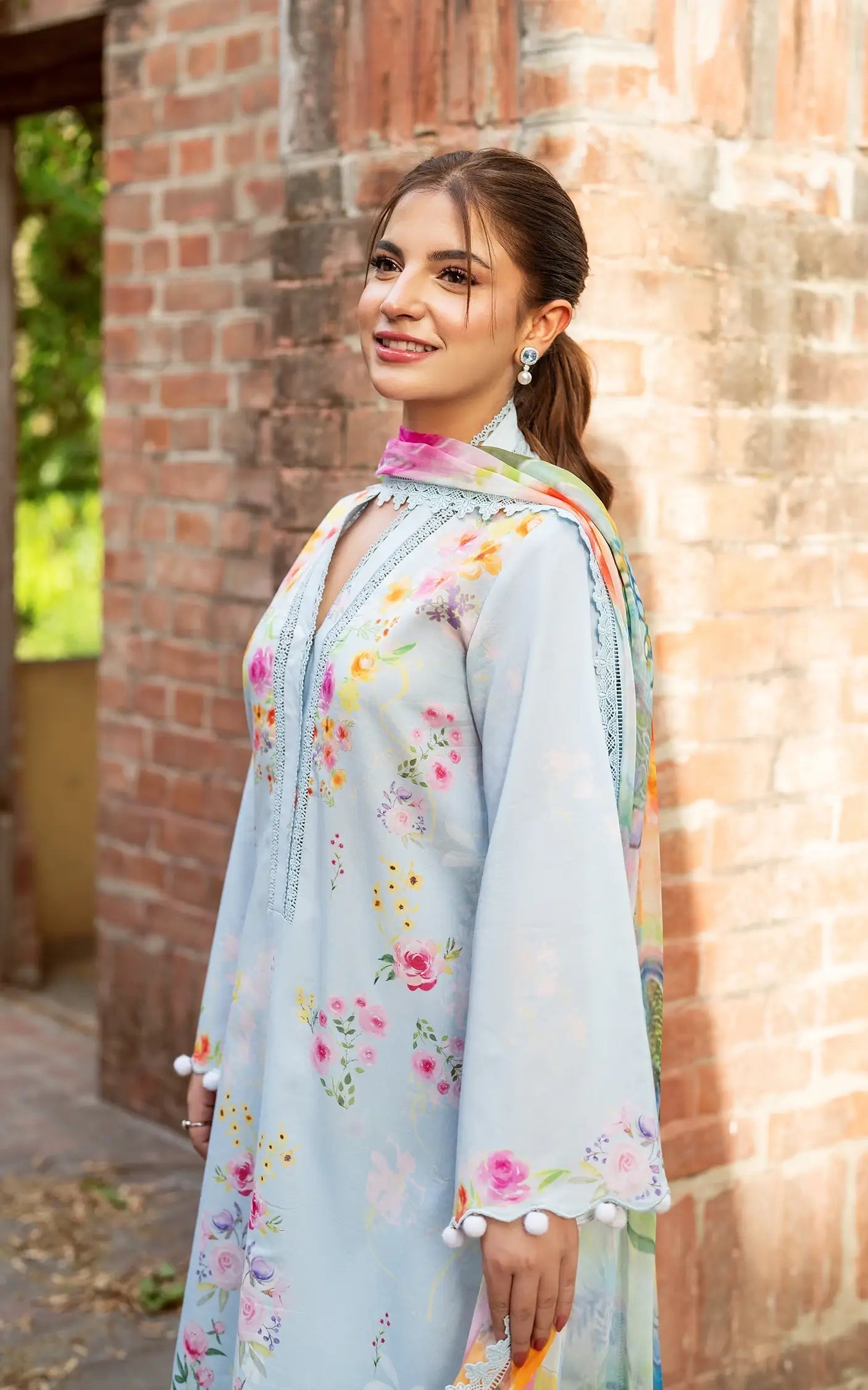 Asifa and Nabeel | Yakin Summer 25 | Whisper of Spring-(YKL25-14) - Official Asifa and Nabeel stockist in UK - Sakeena London