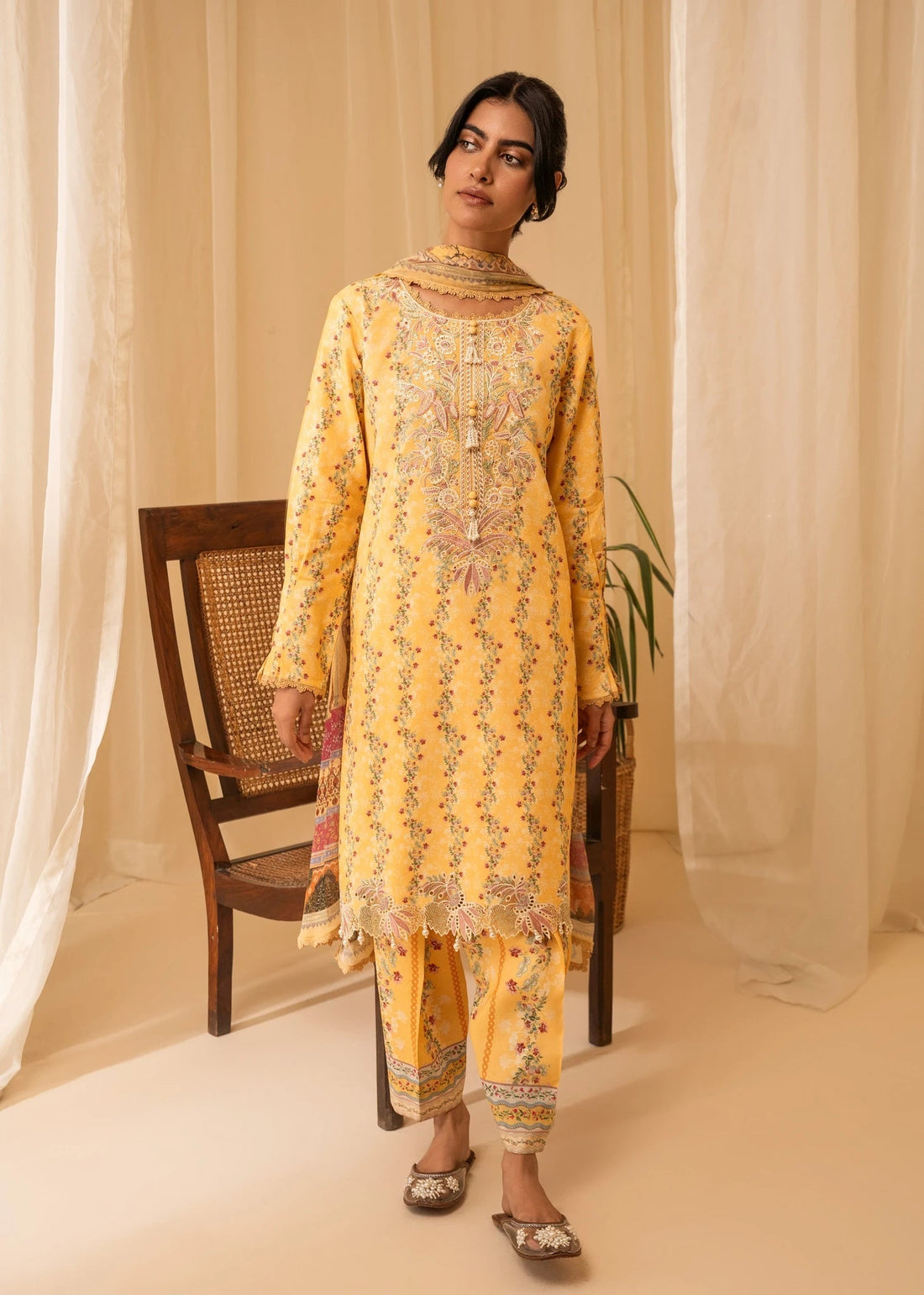 Aabyaan | Izabel Prints Linen Edit 24 | ALARA (AZ-07) - Official Aabyaan stockist in UK - Sakeena London