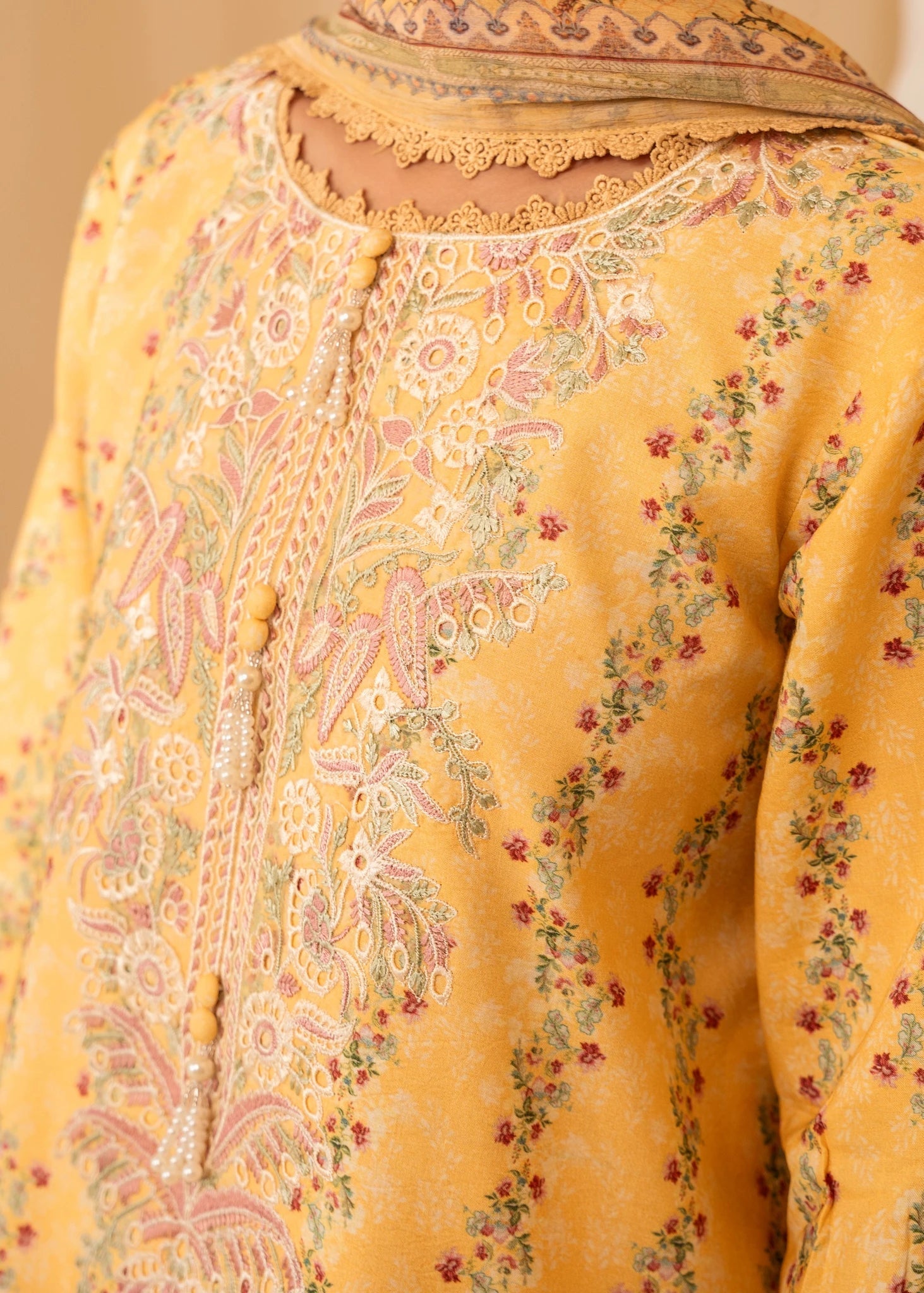 Aabyaan | Izabel Prints Linen Edit 24 | ALARA (AZ-07) - Official Aabyaan stockist in UK - Sakeena London