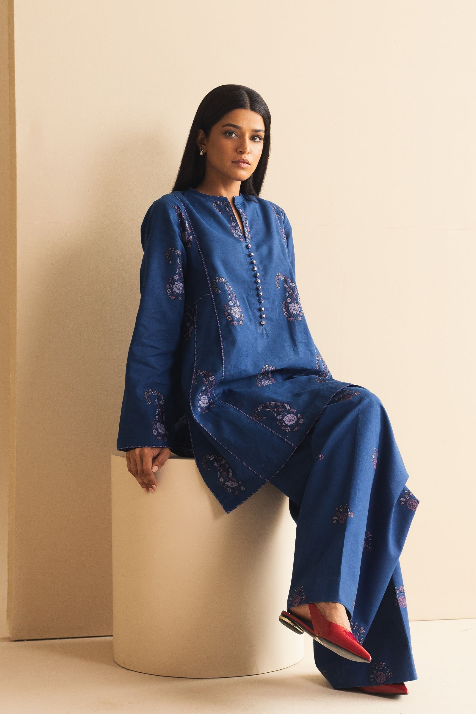 Zara Shahjahan | Handcrafted Suits | ZHC-056 - Official Zara Shahjahan stockist in UK - Sakeena London