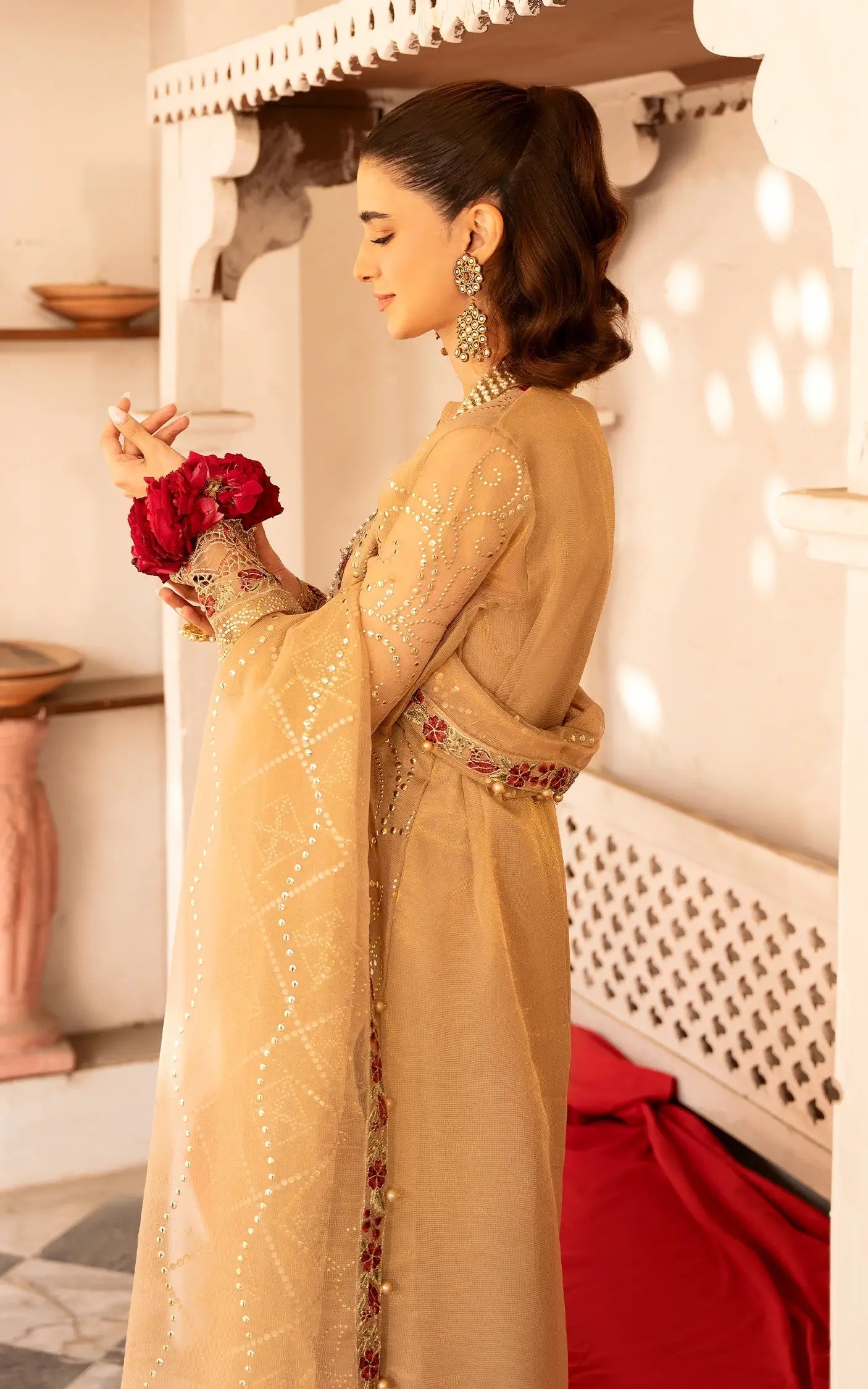 Asifa and Nabeel | Sunehri Eid 25 | Zareen-(SEF25-06) - Official Asifa and Nabeel stockist in UK - Sakeena London
