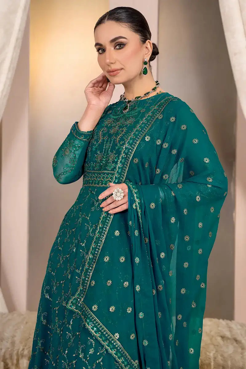 Zarif | Afreen Formals | ZA 07 TROPICAL - Official Zarif stockist in UK - Sakeena London