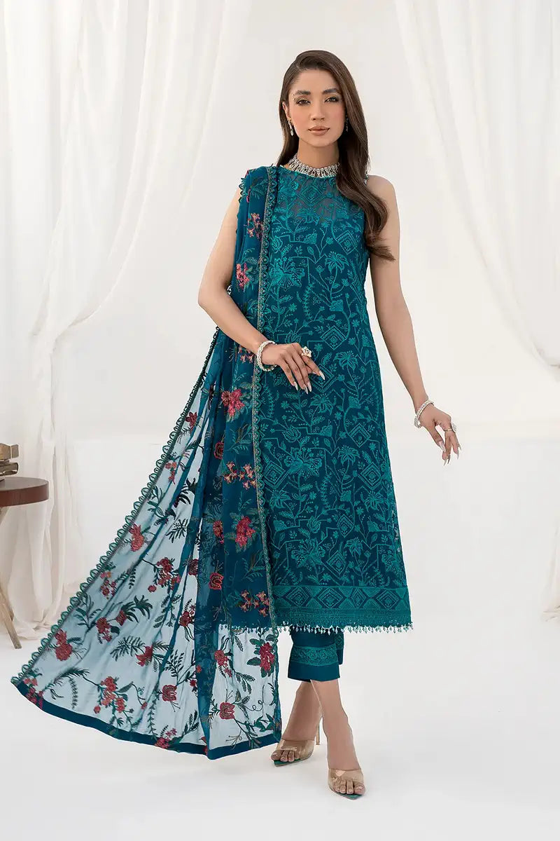 Zarif | LA CELESTE LUXURY Formals | ZLC 03 GARDENIA - Official Zarif stockist in UK - Sakeena London