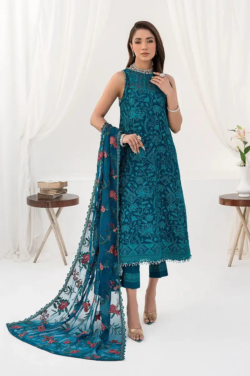 Zarif | LA CELESTE LUXURY Formals | ZLC 03 GARDENIA - Official Zarif stockist in UK - Sakeena London