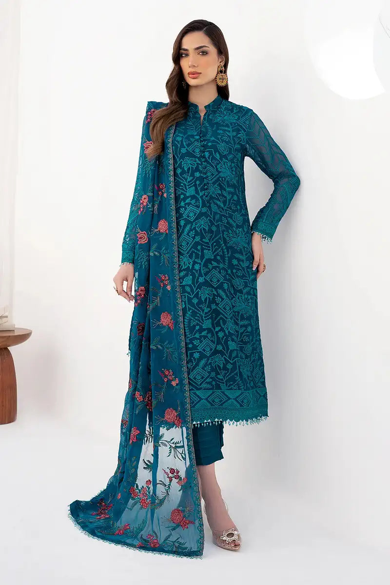 Zarif | LA CELESTE LUXURY Formals | ZLC 03 GARDENIA - Official Zarif stockist in UK - Sakeena London