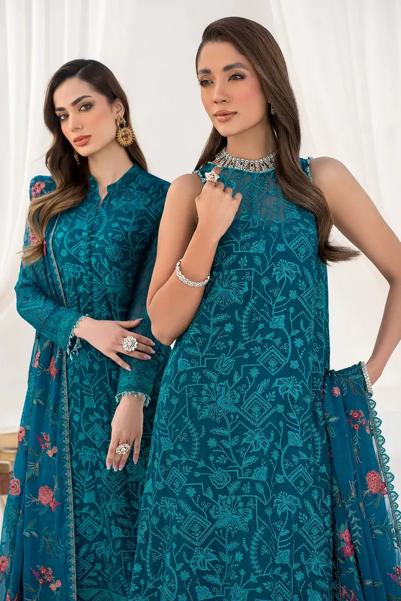 Zarif | LA CELESTE LUXURY Formals | ZLC 03 GARDENIA - Official Zarif stockist in UK - Sakeena London