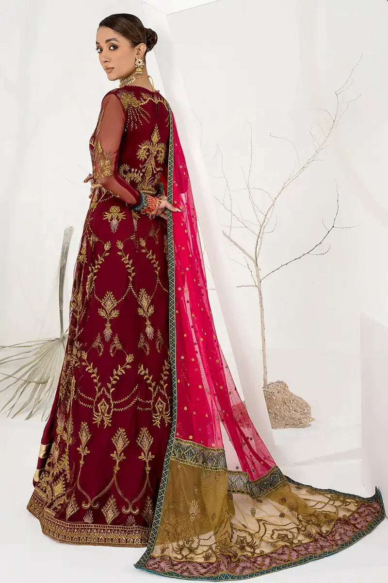 Zarif | LA CELESTE LUXURY Formals | ZLC 04 BURNT ROSE - Official Zarif stockist in UK - Sakeena London