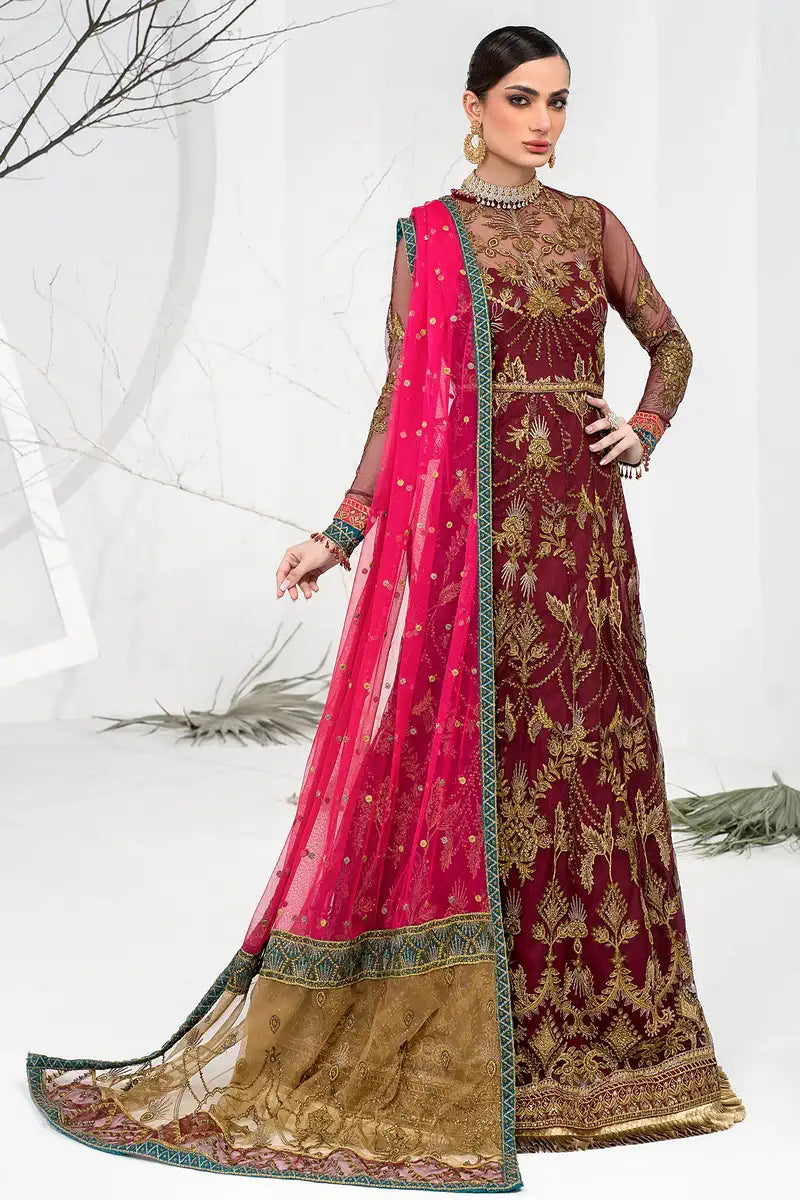 Zarif | LA CELESTE LUXURY Formals | ZLC 04 BURNT ROSE - Official Zarif stockist in UK - Sakeena London