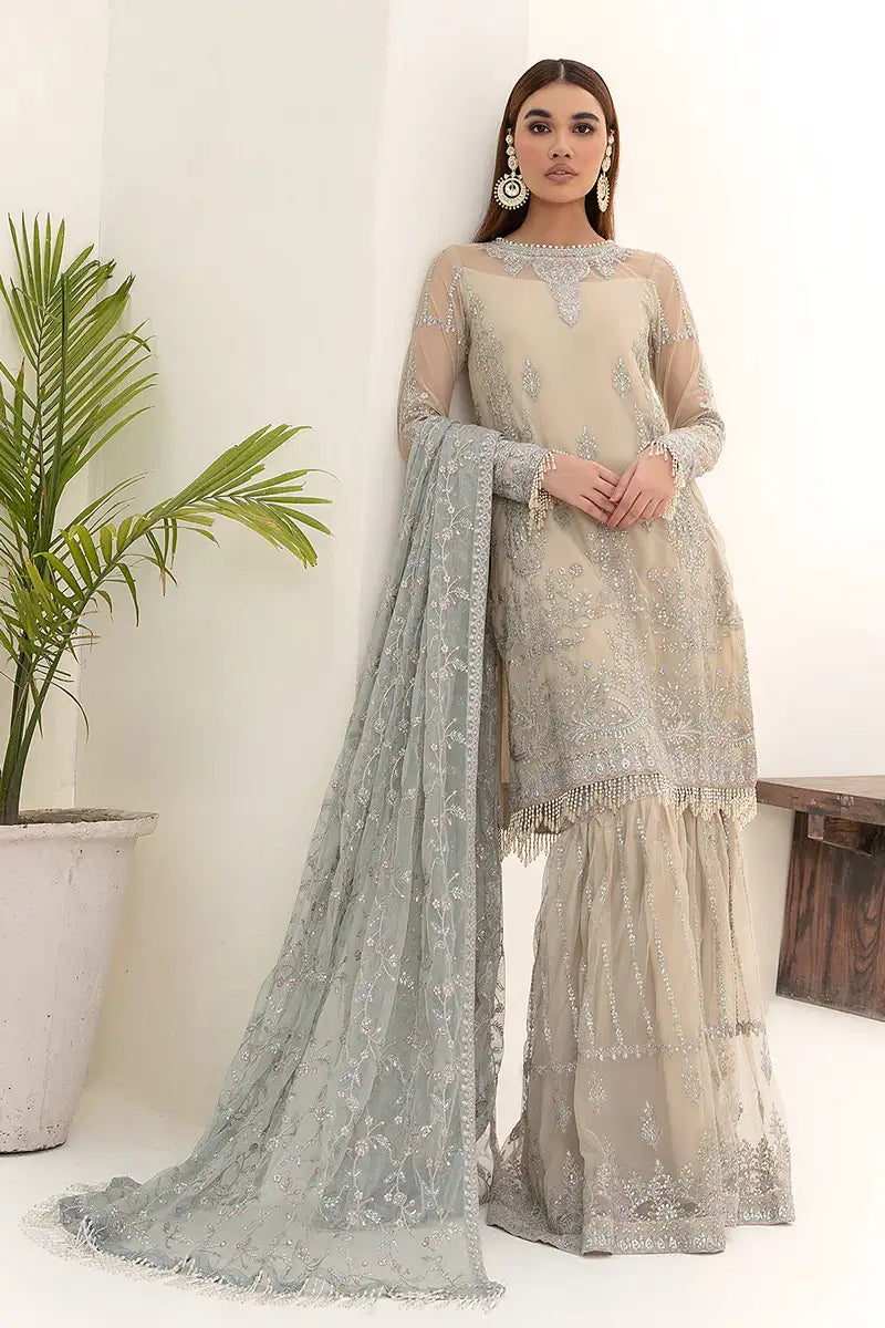 Zarif | Nazneen Formals | ZN 04 MOON LIGHT - Official Zarif stockist in UK - Sakeena London