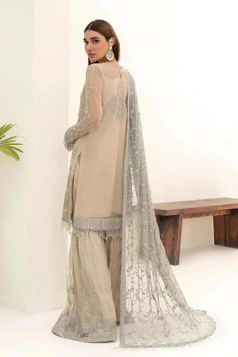 Zarif | Nazneen Formals | ZN 04 MOON LIGHT - Official Zarif stockist in UK - Sakeena London