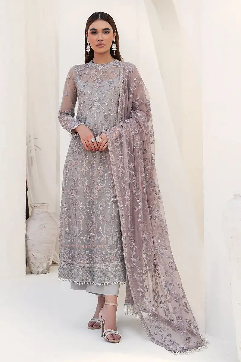 Zarif | Nazneen Formals | ZN 02 MISTY - Official Zarif stockist in UK - Sakeena London