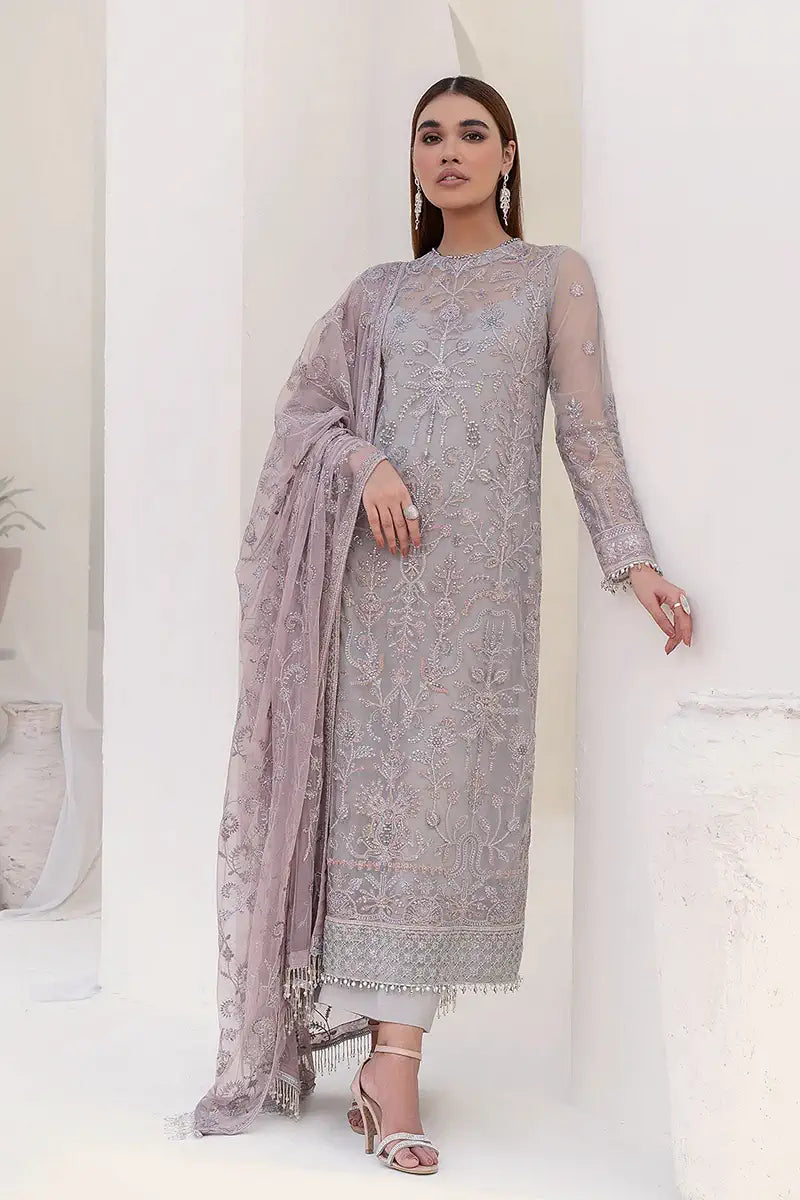 Zarif | Nazneen Formals | ZN 02 MISTY - Official Zarif stockist in UK - Sakeena London