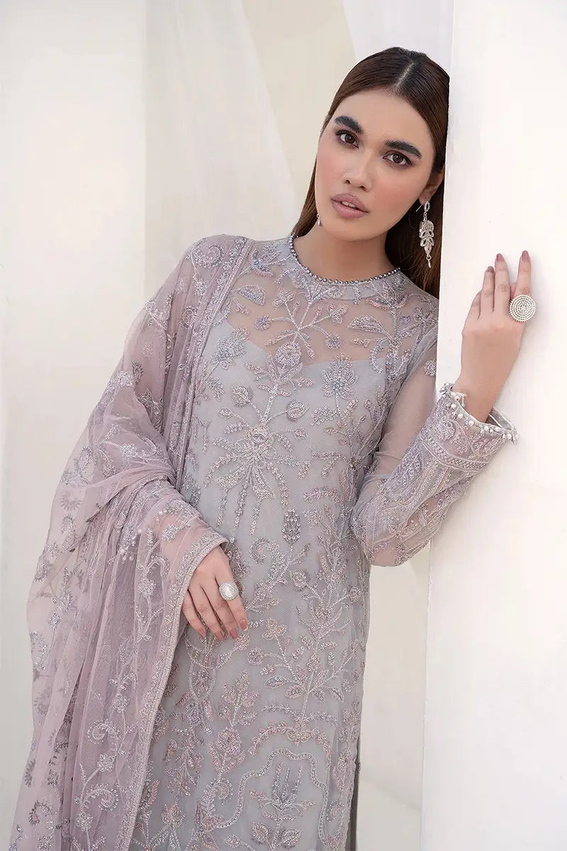 Zarif | Nazneen Formals | ZN 02 MISTY - Official Zarif stockist in UK - Sakeena London