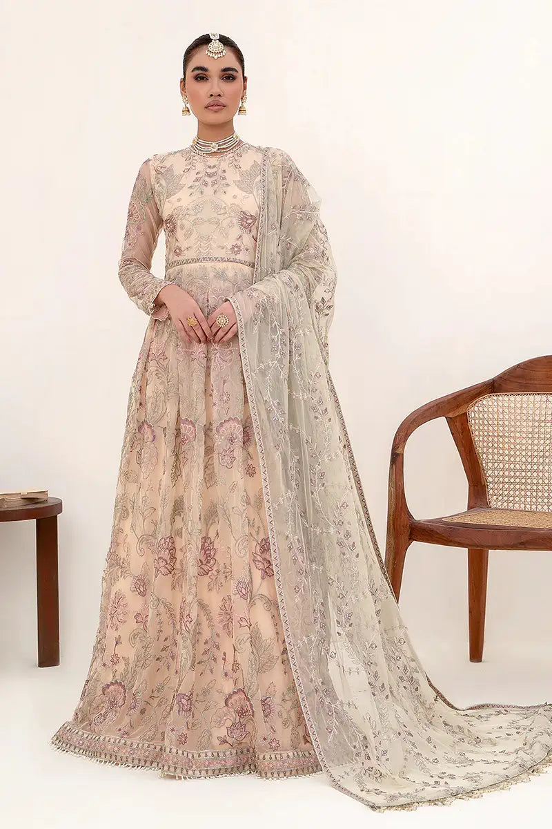Zarif | Nazneen Formals | ZN 08 ROSERIE - Official Zarif stockist in UK - Sakeena London