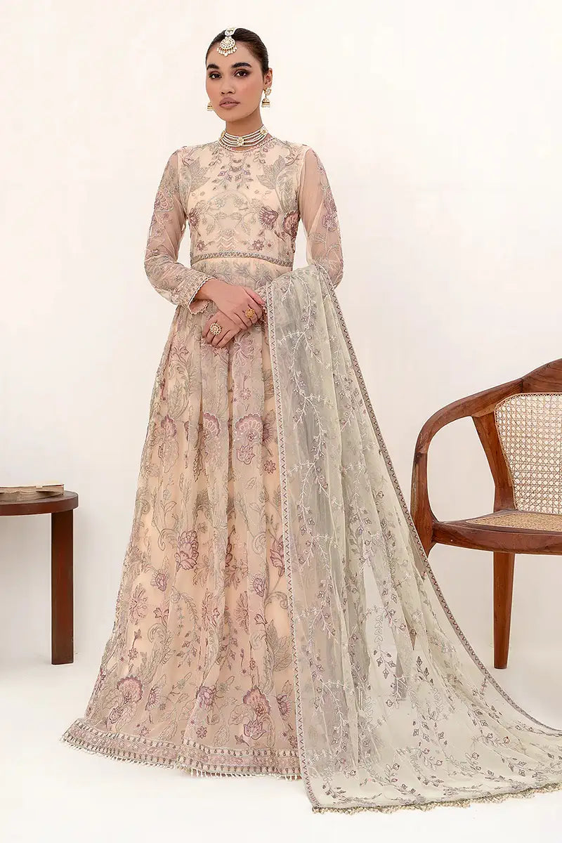 Zarif | Nazneen Formals | ZN 08 ROSERIE - Official Zarif stockist in UK - Sakeena London