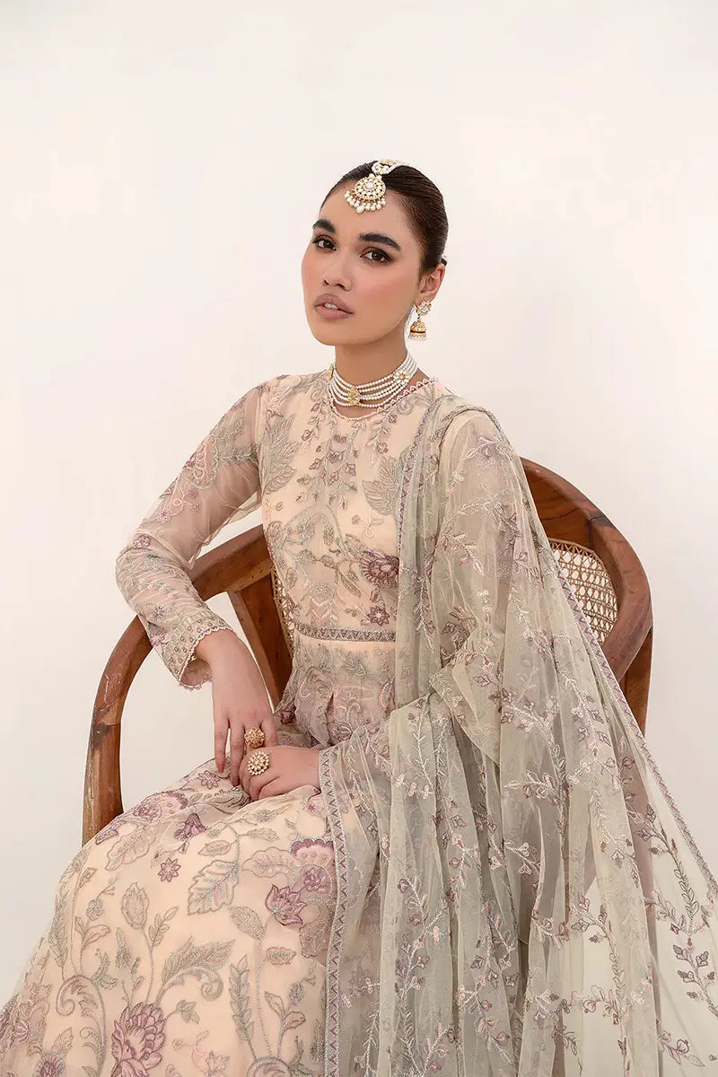 Zarif | Nazneen Formals | ZN 08 ROSERIE - Official Zarif stockist in UK - Sakeena London