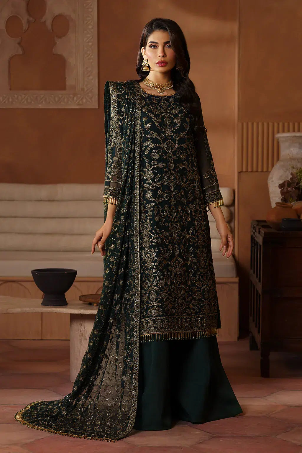 Zarif | Nauroz Festive Formals | ZFN 08 HAMAYAL - Official Zarif stockist in UK - Sakeena London
