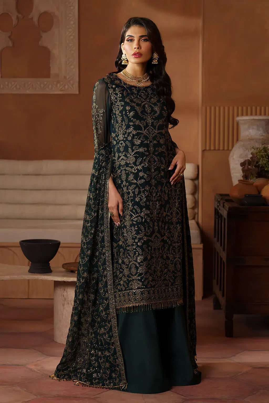 Zarif | Nauroz Festive Formals | ZFN 08 HAMAYAL - Official Zarif stockist in UK - Sakeena London