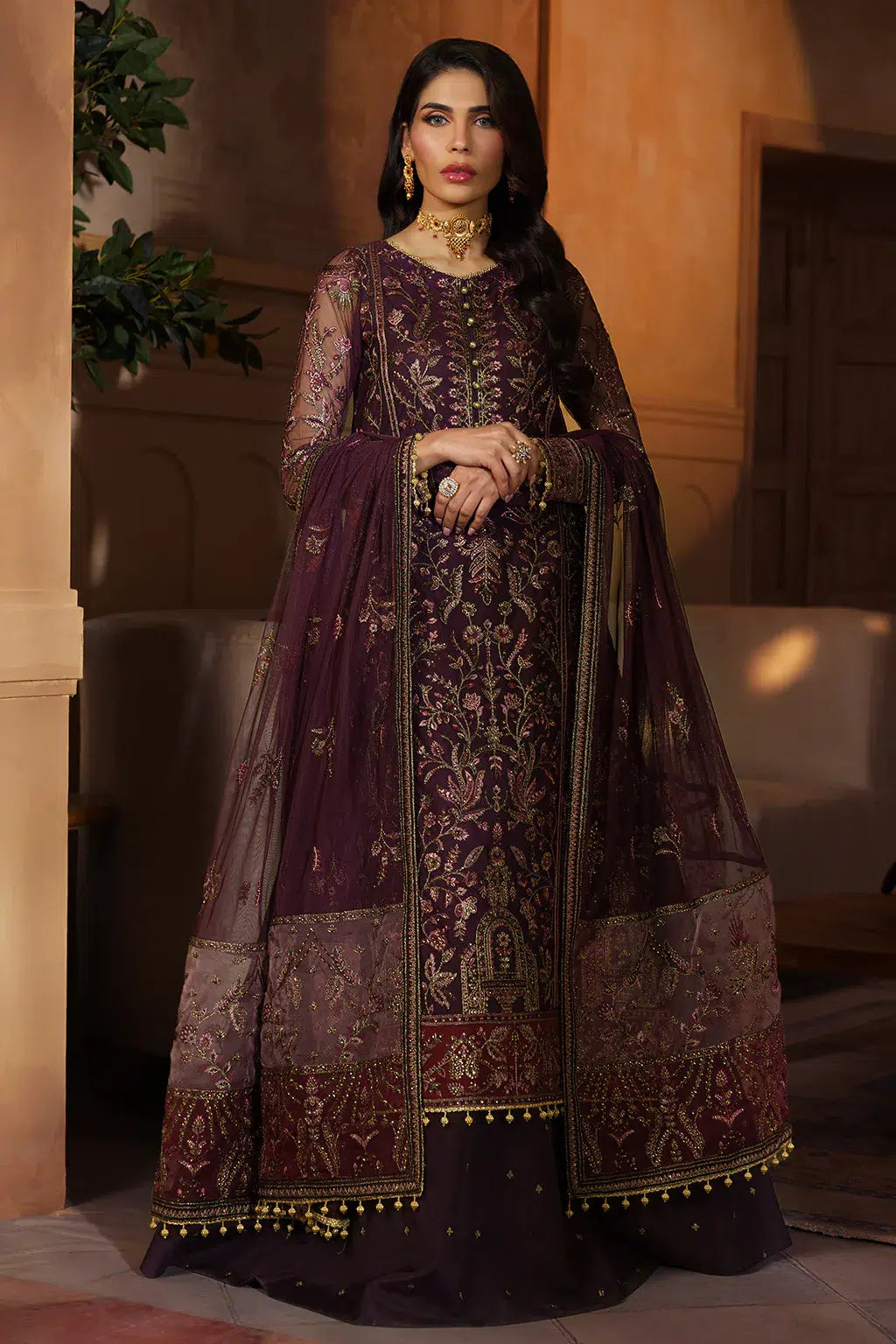 Zarif | Nauroz Festive Formals | ZFN 05 AARZOO - Official Zarif stockist in UK - Sakeena London