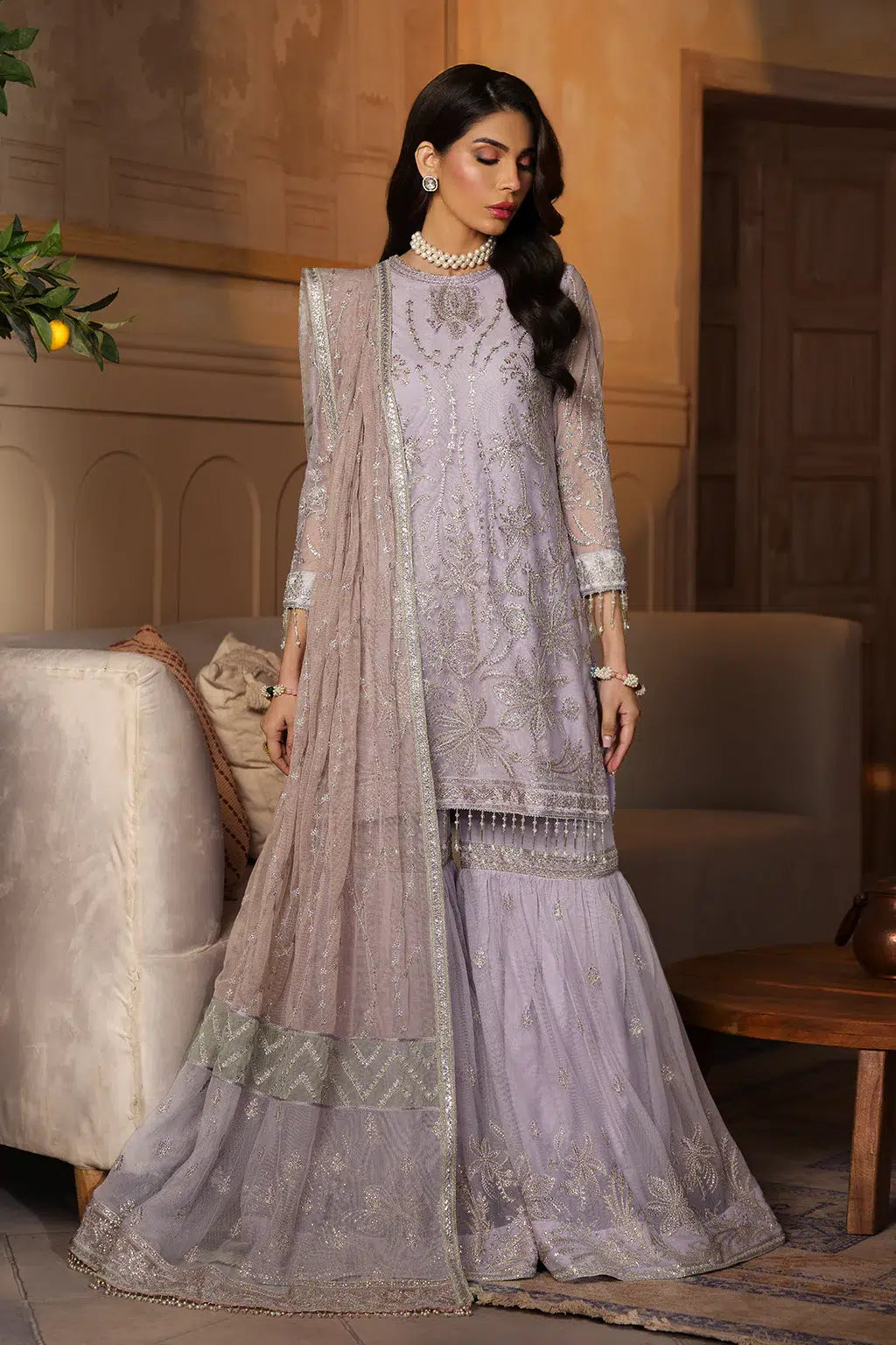 Zarif | Nauroz Festive Formals | ZFN 07 MEHER - Official Zarif stockist in UK - Sakeena London