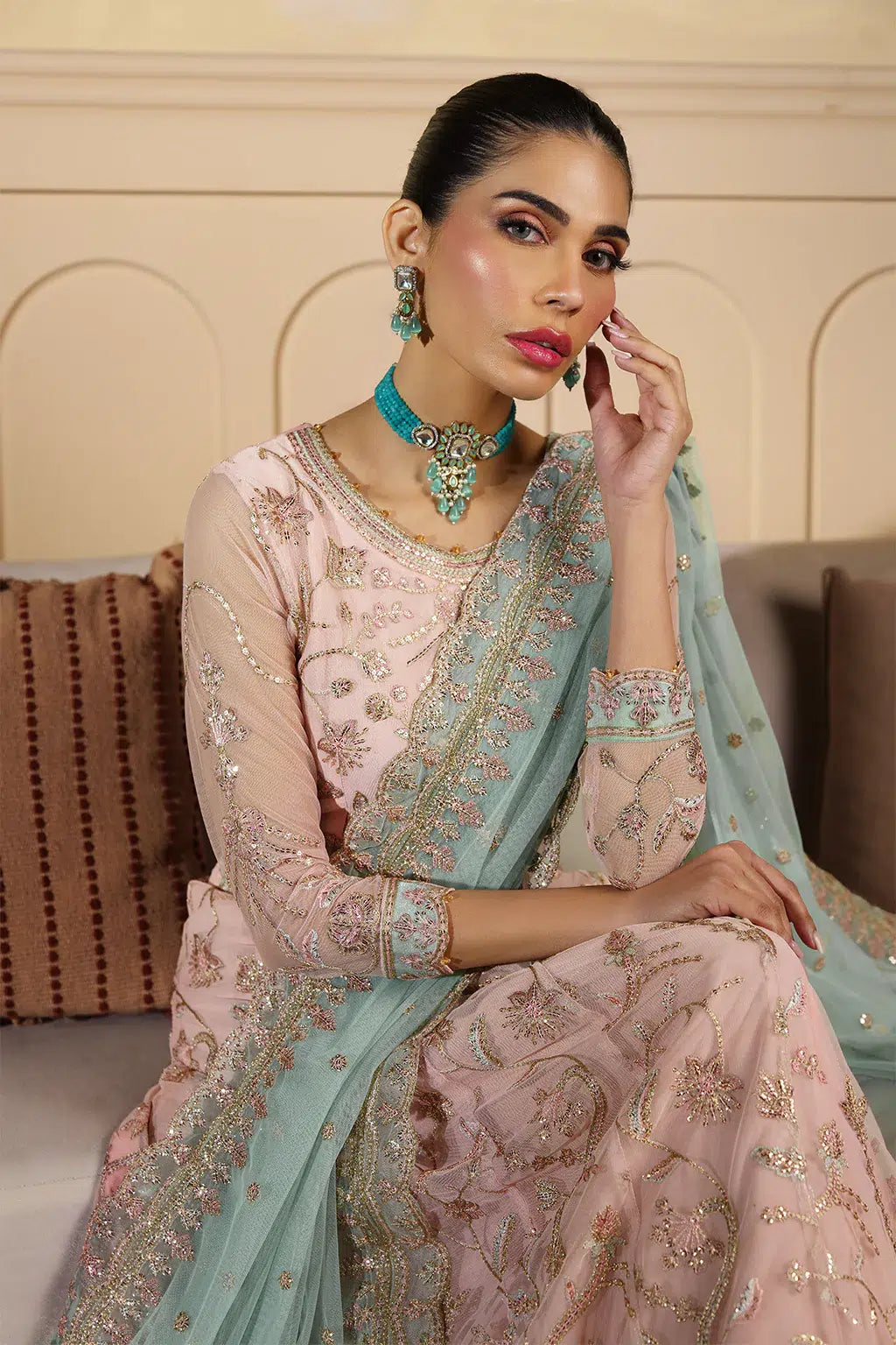 Zarif | Nauroz Festive Formals | ZFN 04 SAMARA - Official Zarif stockist in UK - Sakeena London