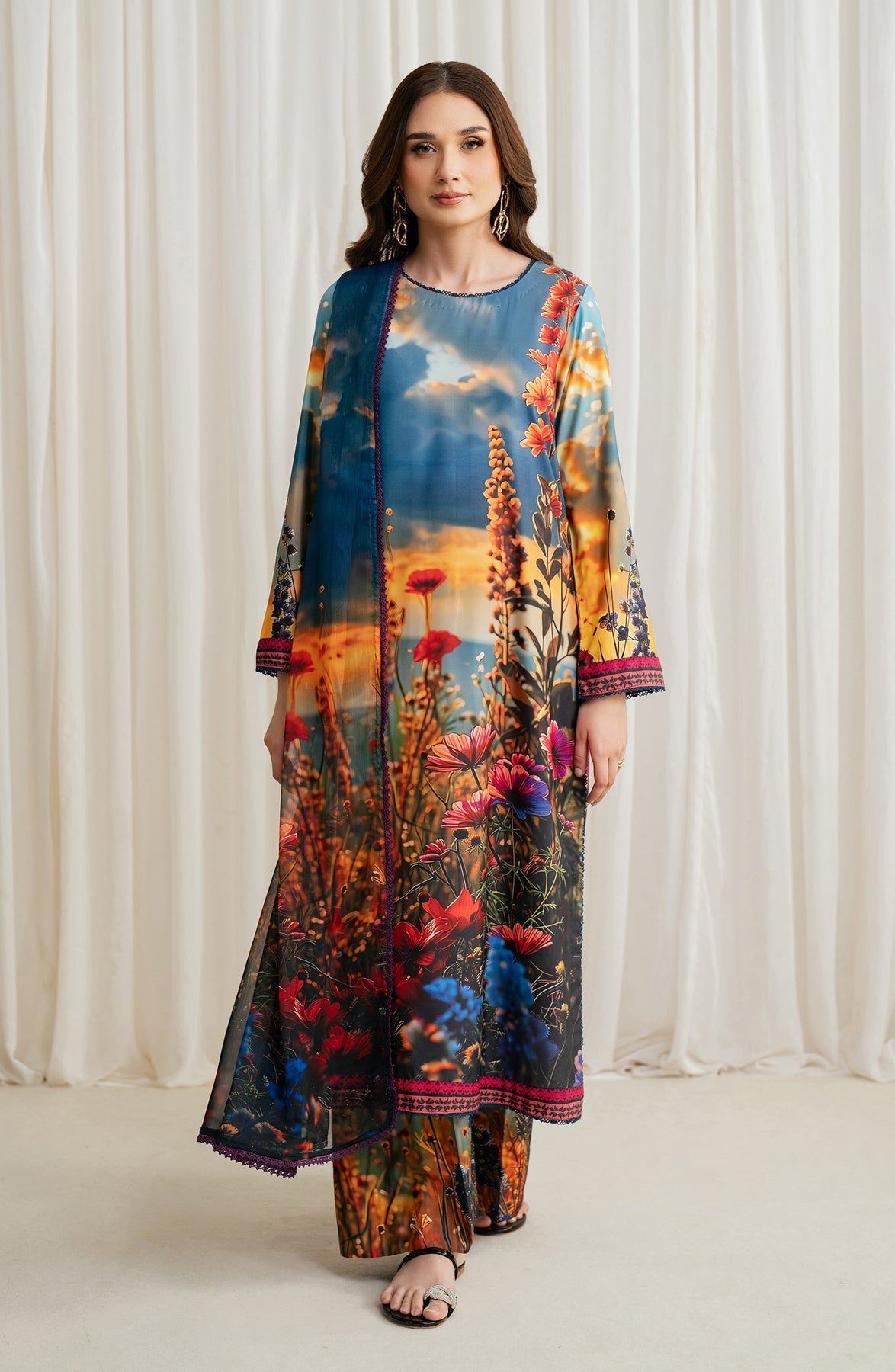 Zarif | Prints 24 | ZGS 04 OCEAN - Official Zarif stockist in UK - Sakeena London