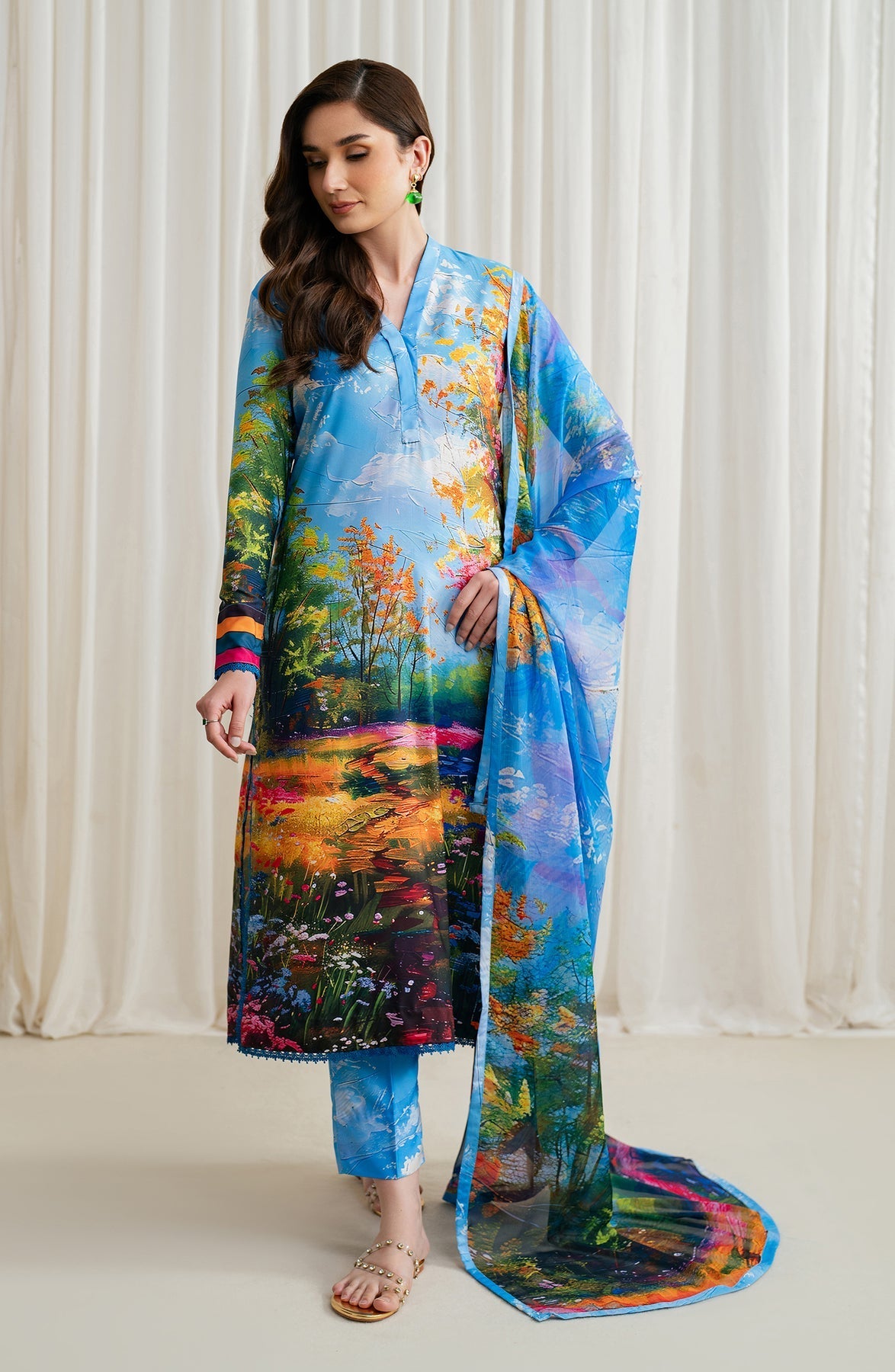 Zarif | Prints 24 | ZGS 11 GEORGIA - Official Zarif stockist in UK - Sakeena London