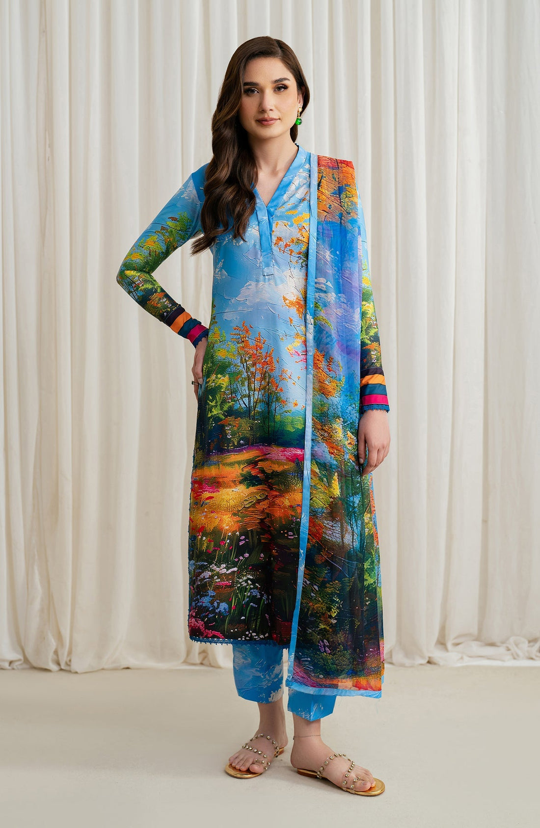 Zarif | Prints 24 | ZGS 11 GEORGIA - Official Zarif stockist in UK - Sakeena London