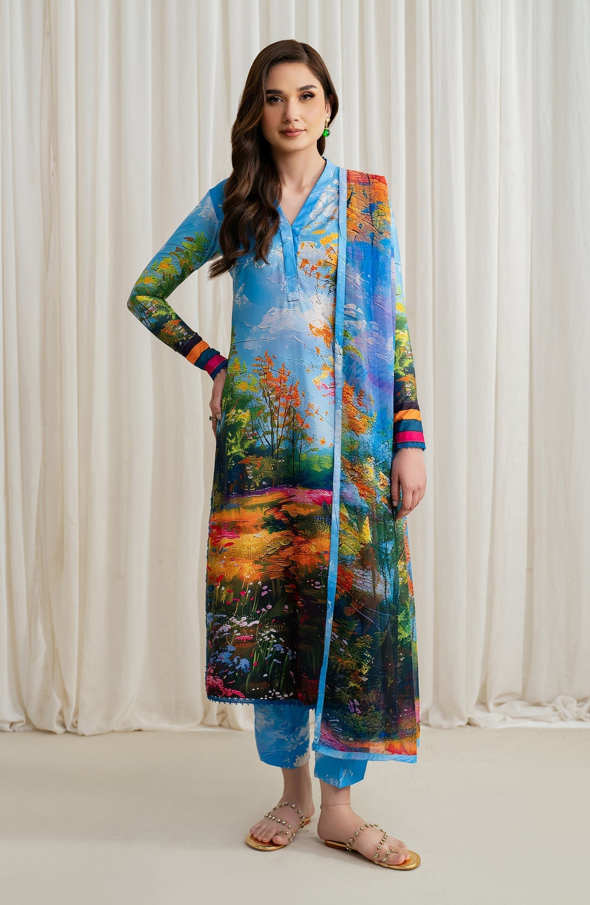 Zarif | Prints 24 | ZGS 11 GEORGIA - Official Zarif stockist in UK - Sakeena London