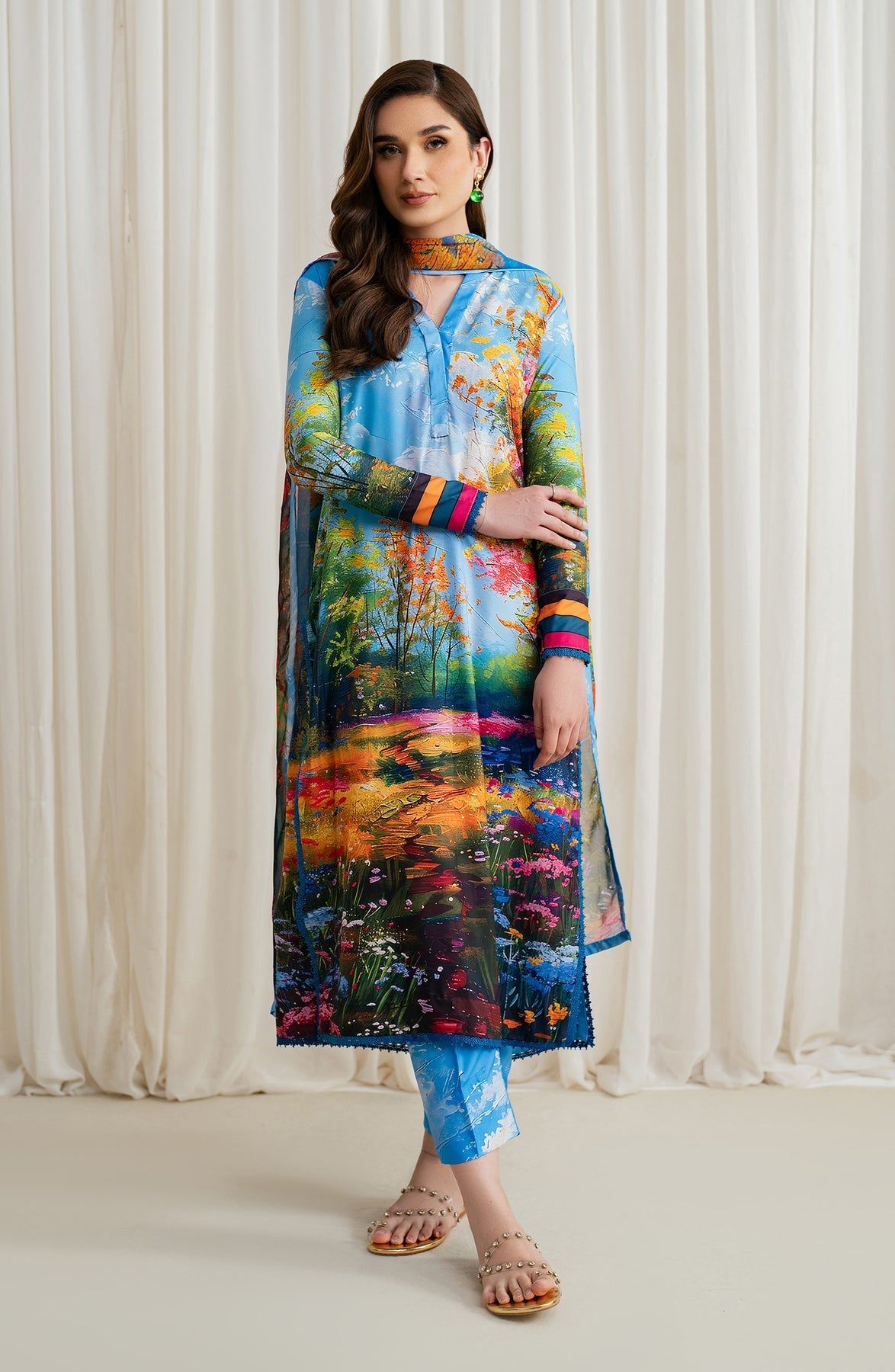 Zarif | Prints 24 | ZGS 11 GEORGIA - Official Zarif stockist in UK - Sakeena London