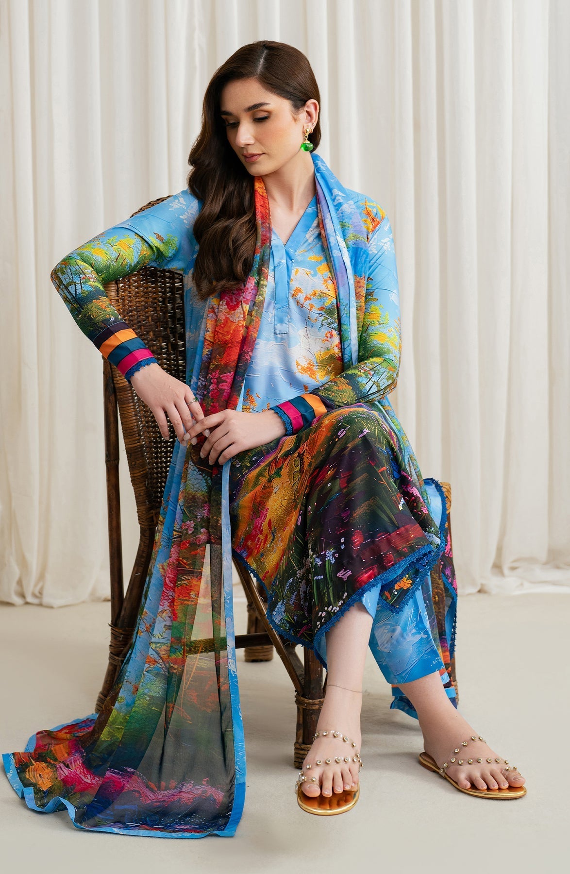 Zarif | Prints 24 | ZGS 11 GEORGIA - Official Zarif stockist in UK - Sakeena London