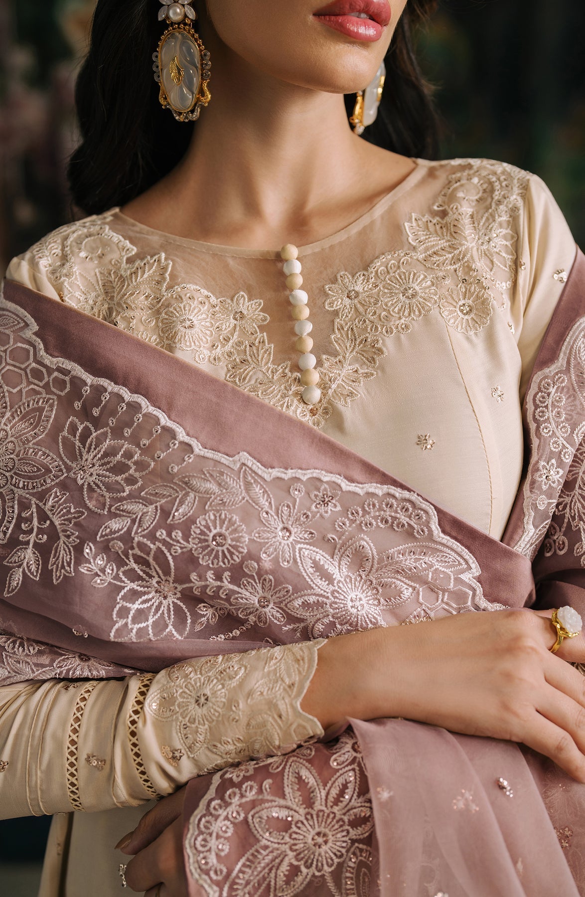 Zarif | Raw Silk | ZRF-RW-01 ANORA - Official Zarif stockist in UK - Sakeena London