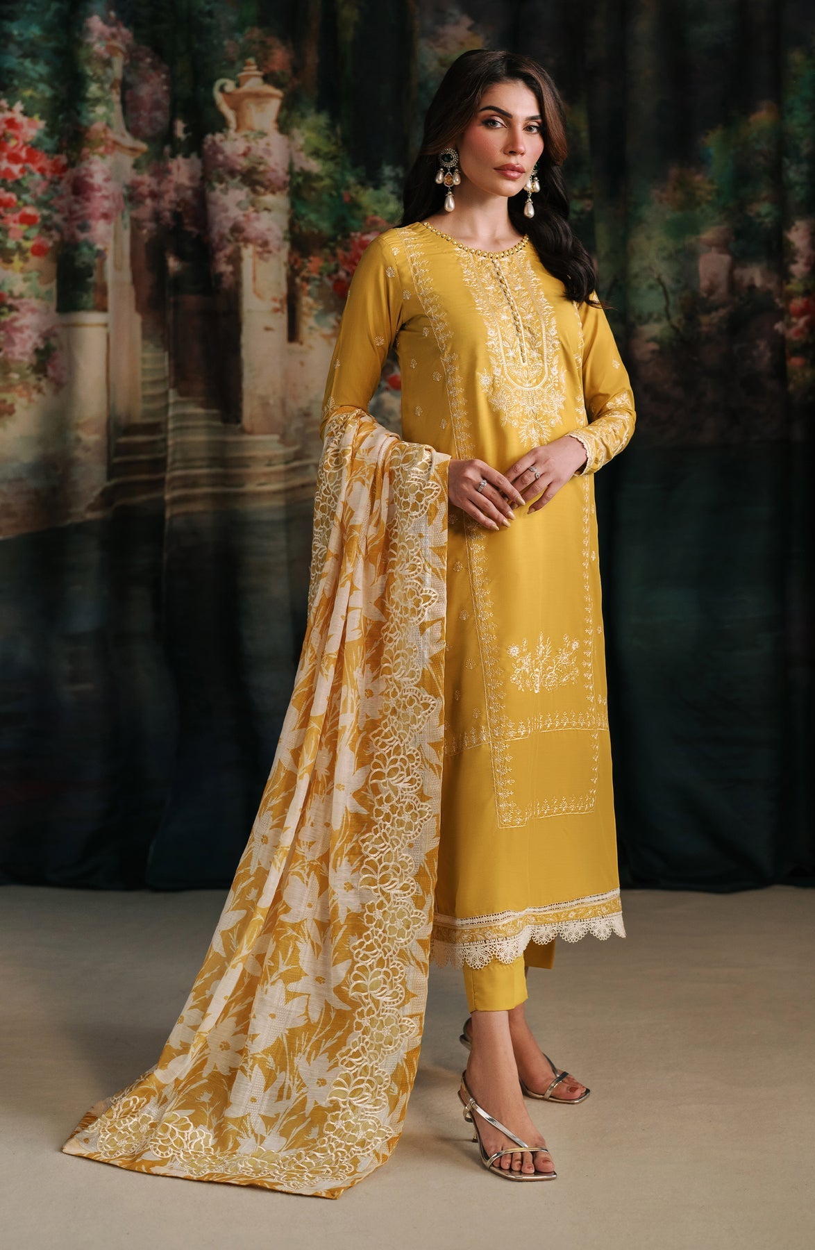 Zarif | Raw Silk | ZRF-RW-06 AZAL - Official Zarif stockist in UK - Sakeena London
