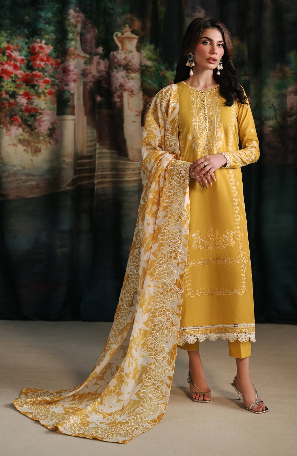 Zarif | Raw Silk | ZRF-RW-06 AZAL - Official Zarif stockist in UK - Sakeena London