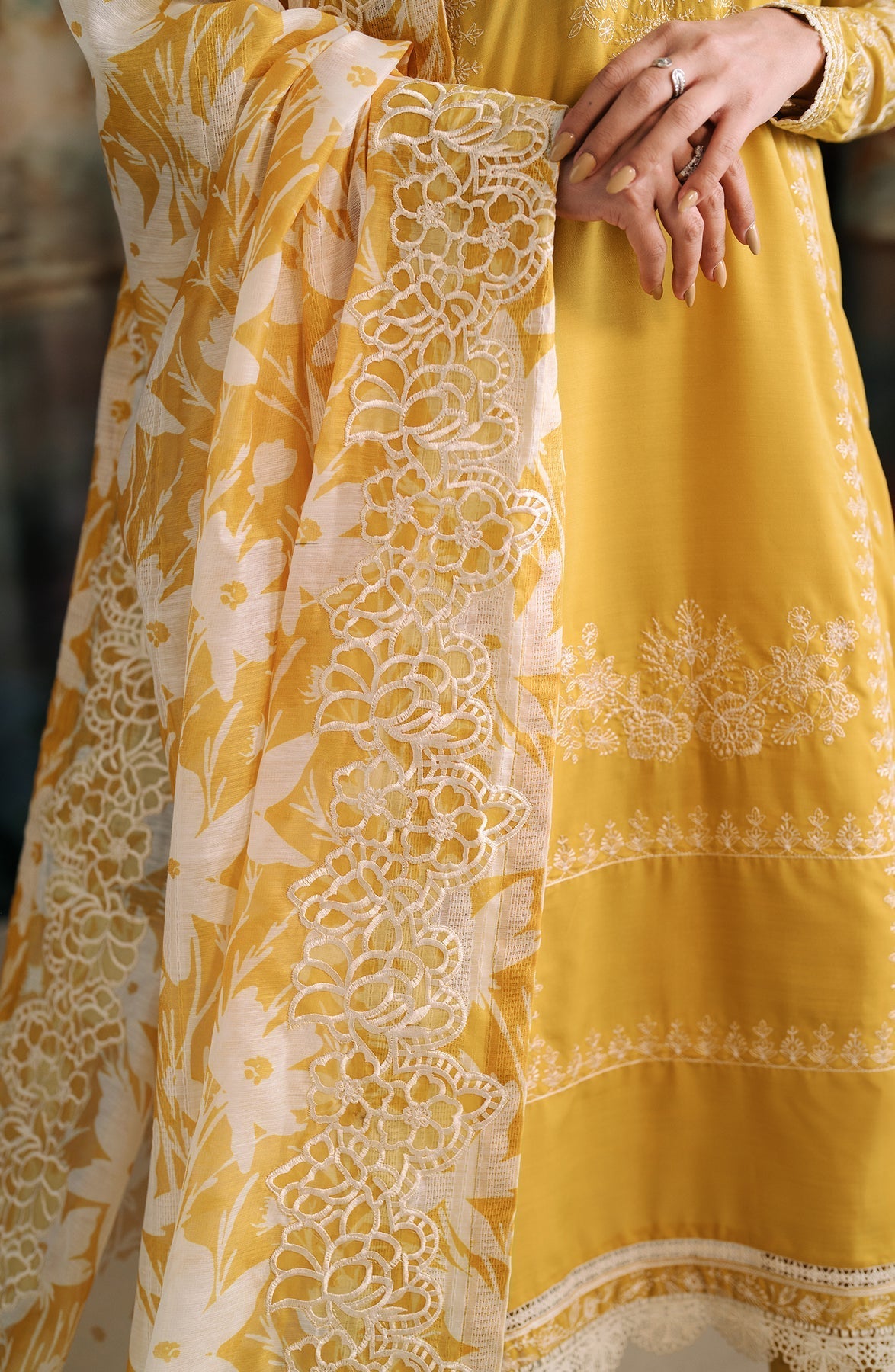 Zarif | Raw Silk | ZRF-RW-06 AZAL - Official Zarif stockist in UK - Sakeena London
